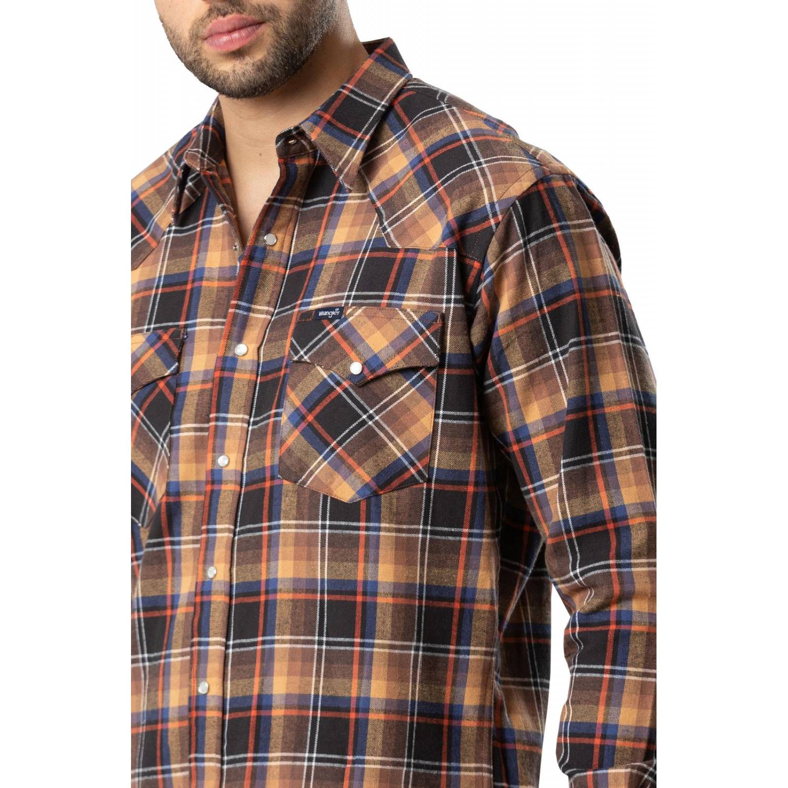 Camisa Vaquera Clásica Wrangler Manga larga Hombre 706 