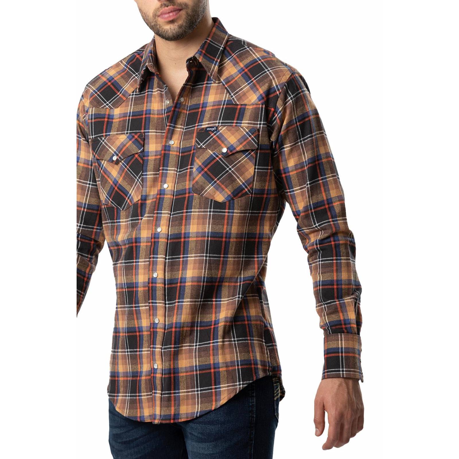 Camisa Vaquera Clásica Wrangler Manga larga Hombre 706 