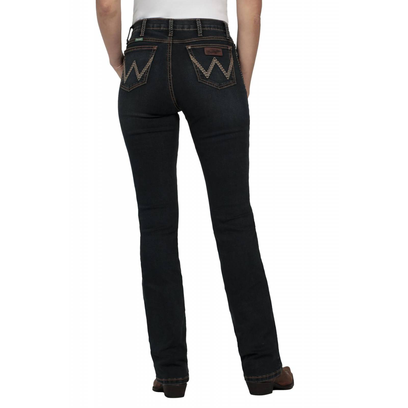 Pantalon Jeans Vaquero Cintura Alta Wrangler Mujer W01