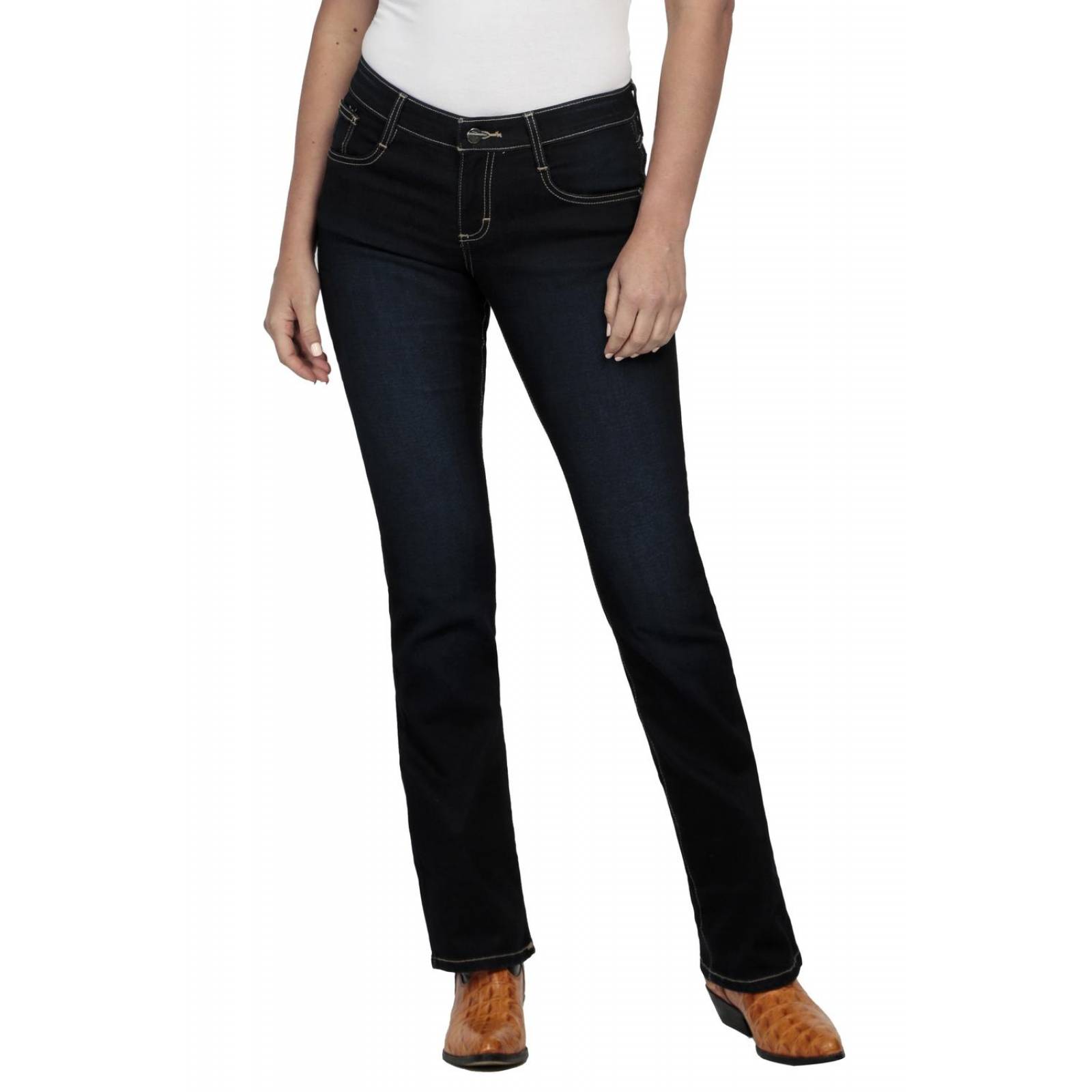 Pantalon Jeans Vaquero Cintura Baja Wrangler Mujer W05 