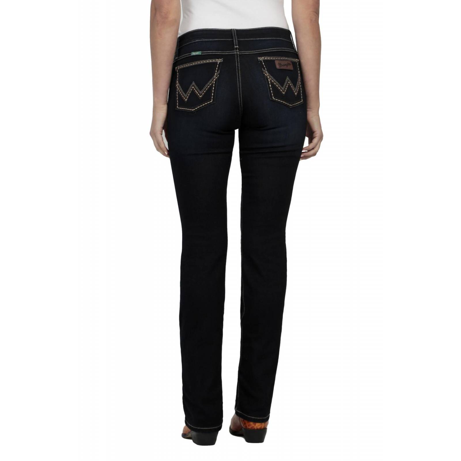 Pantalon Jeans Vaquero Cintura Baja Wrangler Mujer W05 