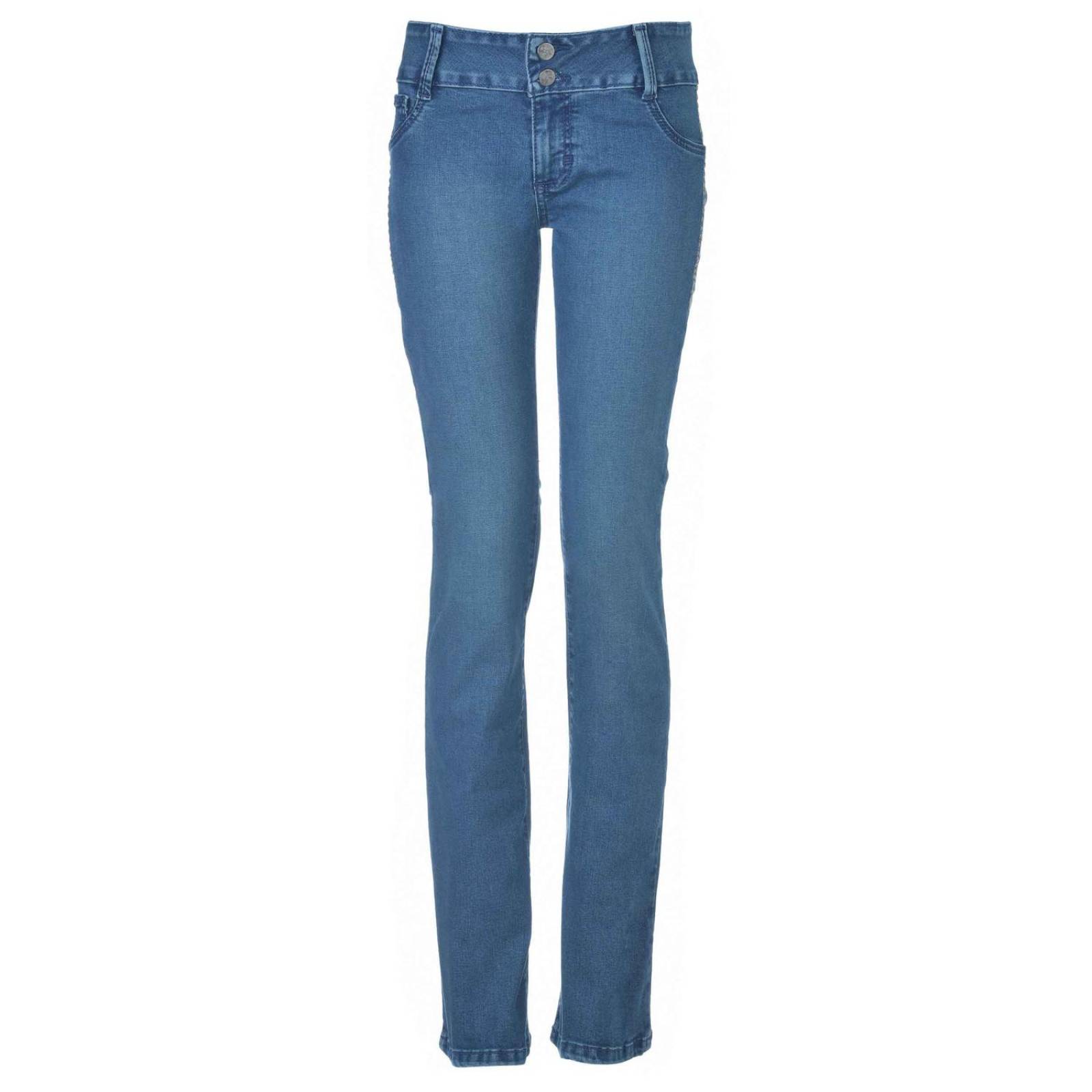 Pantalon Jeans Vaquero Wrangler Mujer Cintura Baja RO41 