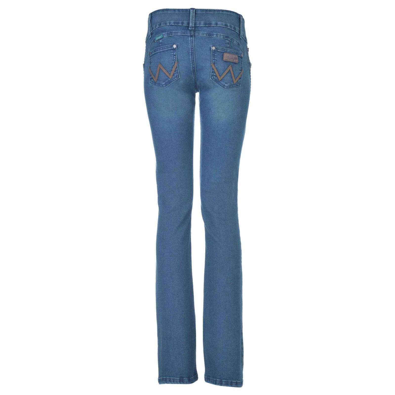Pantalon Jeans Vaquero Wrangler Mujer Cintura Baja RO41 