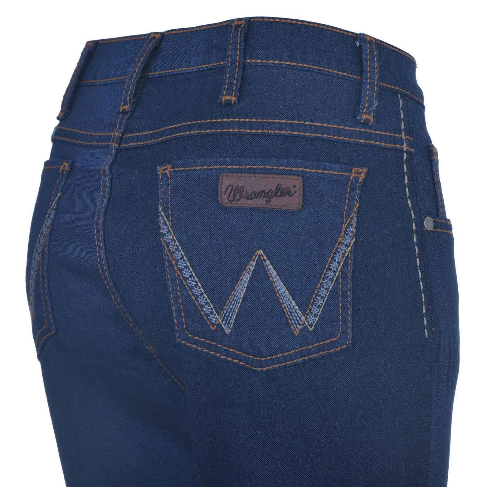 Pantalon Jeans Vaquero Wrangler Mujer Cintura Alta RO40 