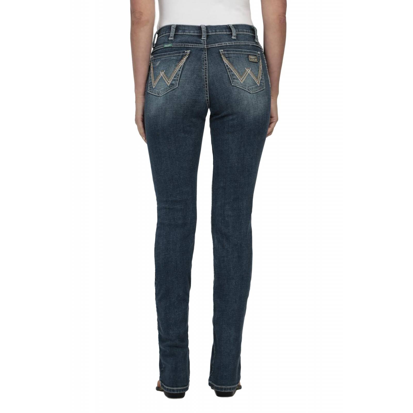 Pantalon Jeans Vaquero Cintura Alta Wrangler Mujer W07