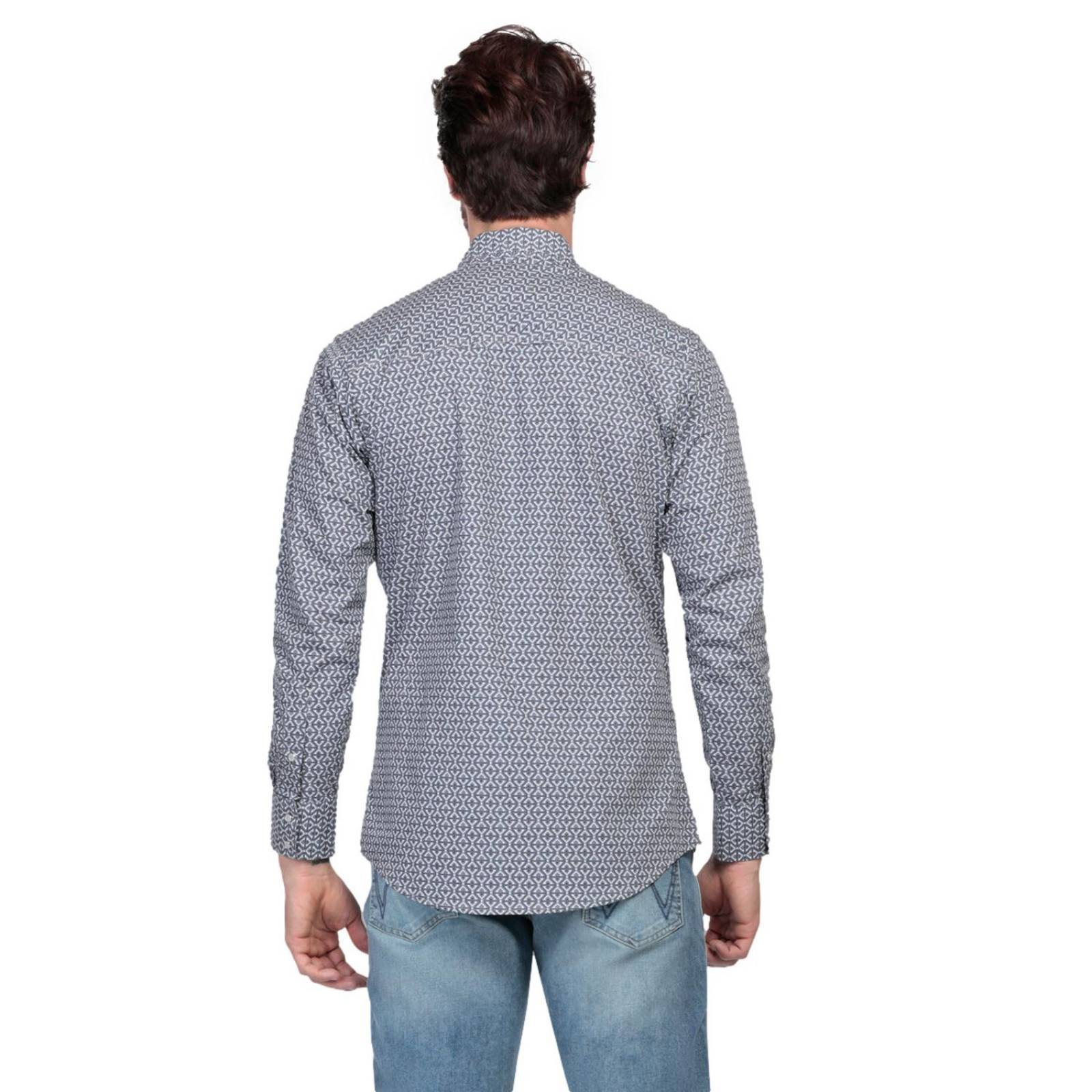 Camisa Vaquera Slim Fit Wrangler Manga larga Hombre 725