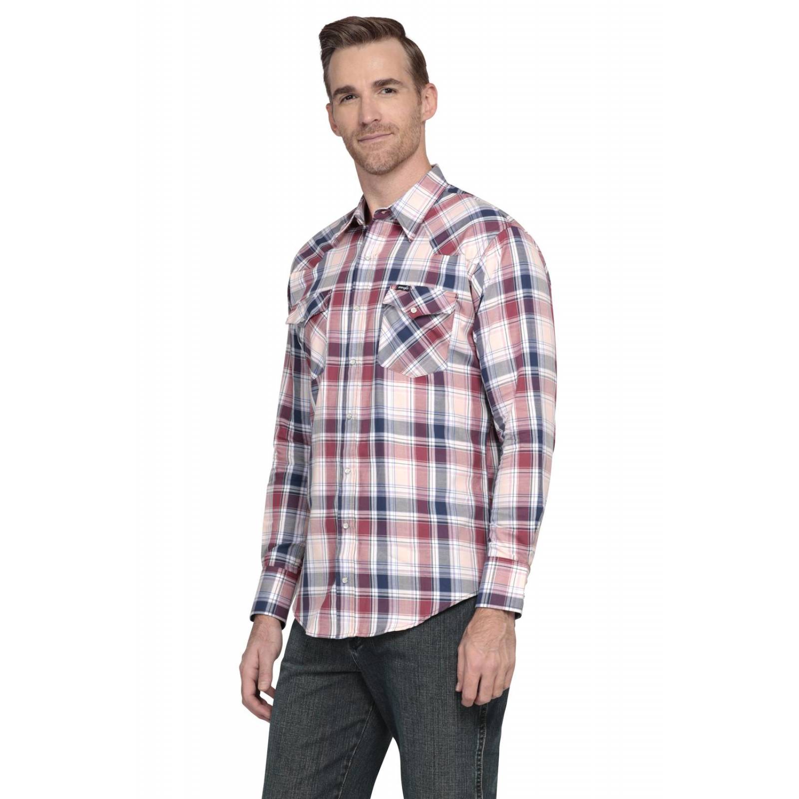 Camisa Vaquera Wrangler Hombre Painted Desert W03