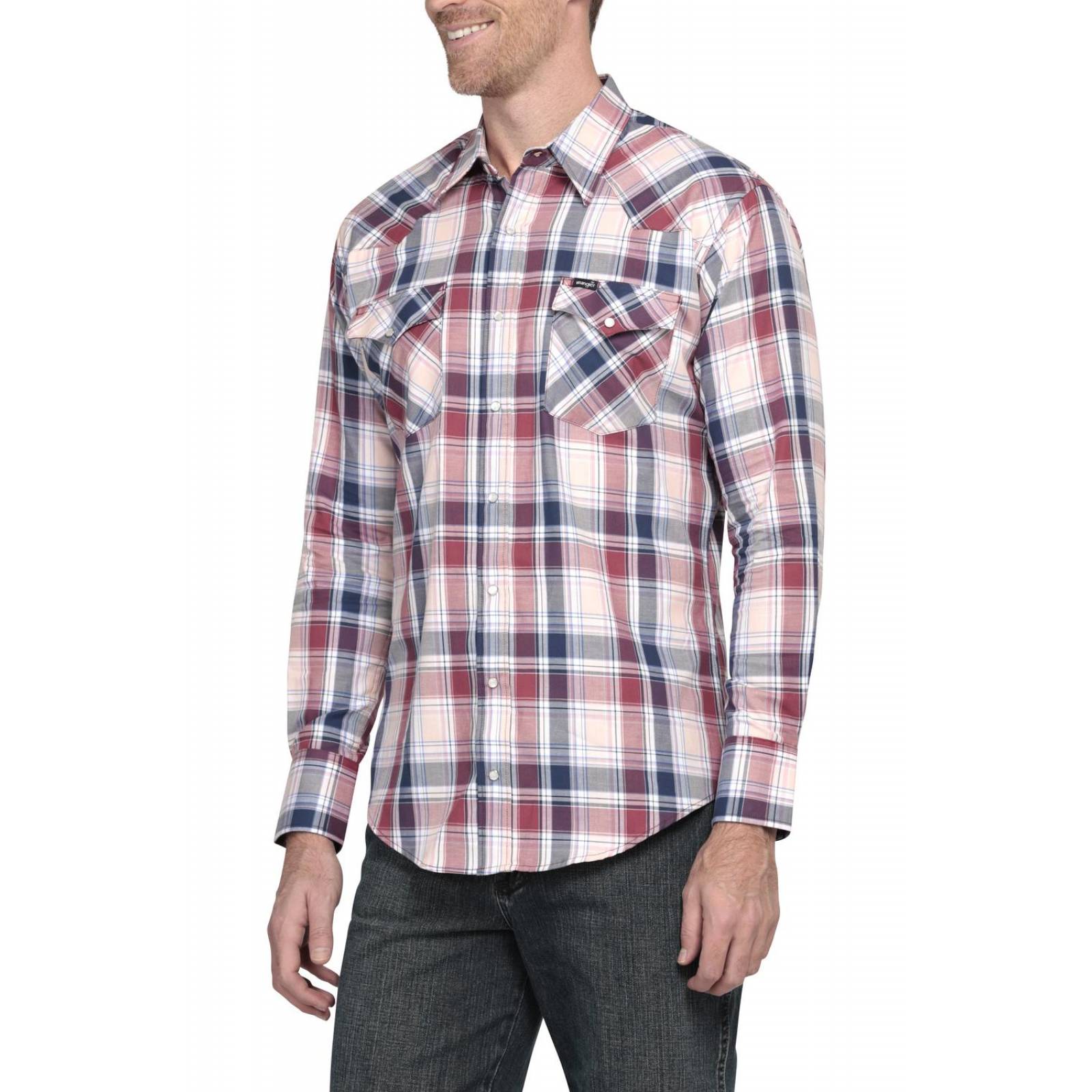 Camisa Vaquera Wrangler Hombre Painted Desert W03