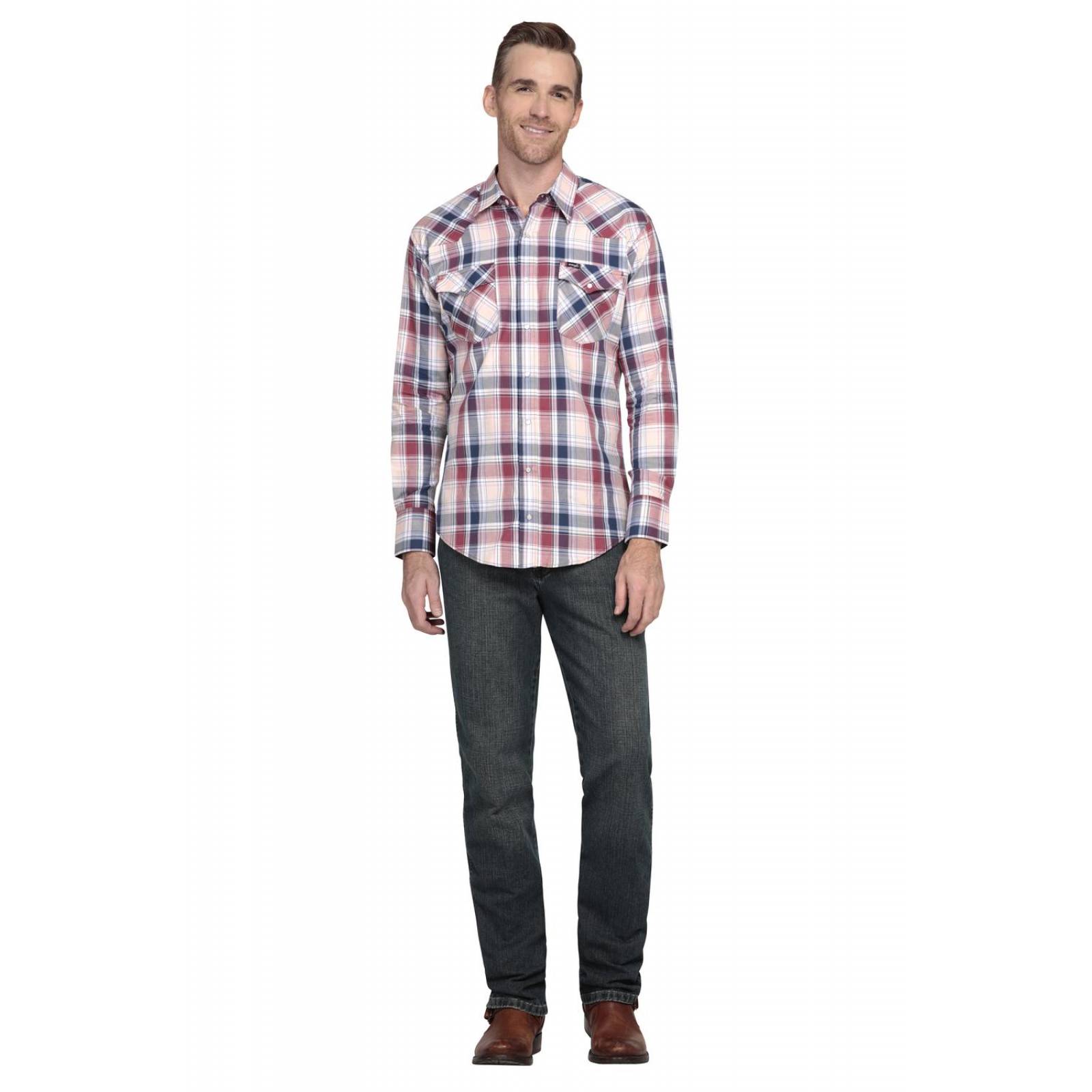 Camisa Vaquera Wrangler Hombre Painted Desert W03