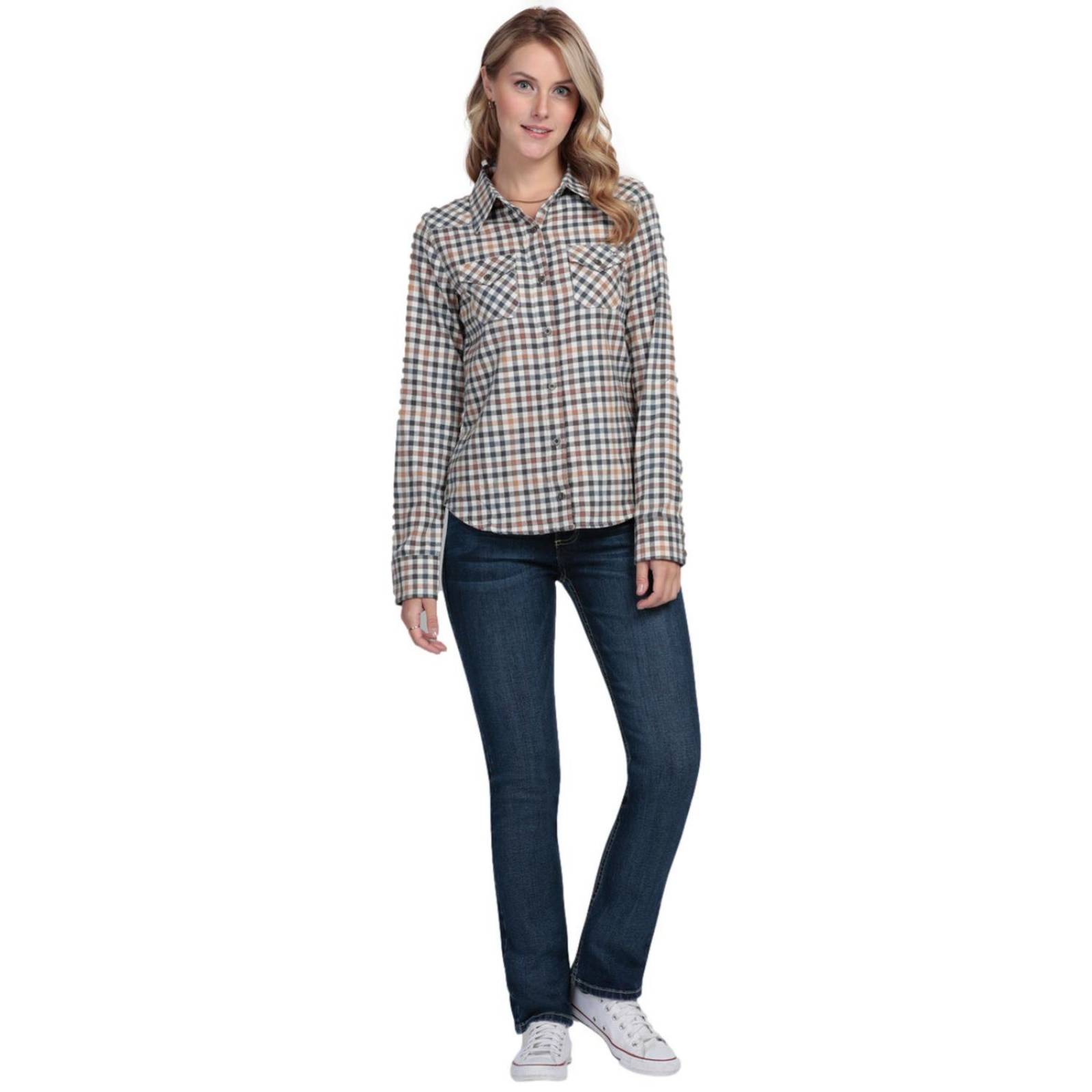 Blusa Clasica Lee Manga Larga Mujer F16 