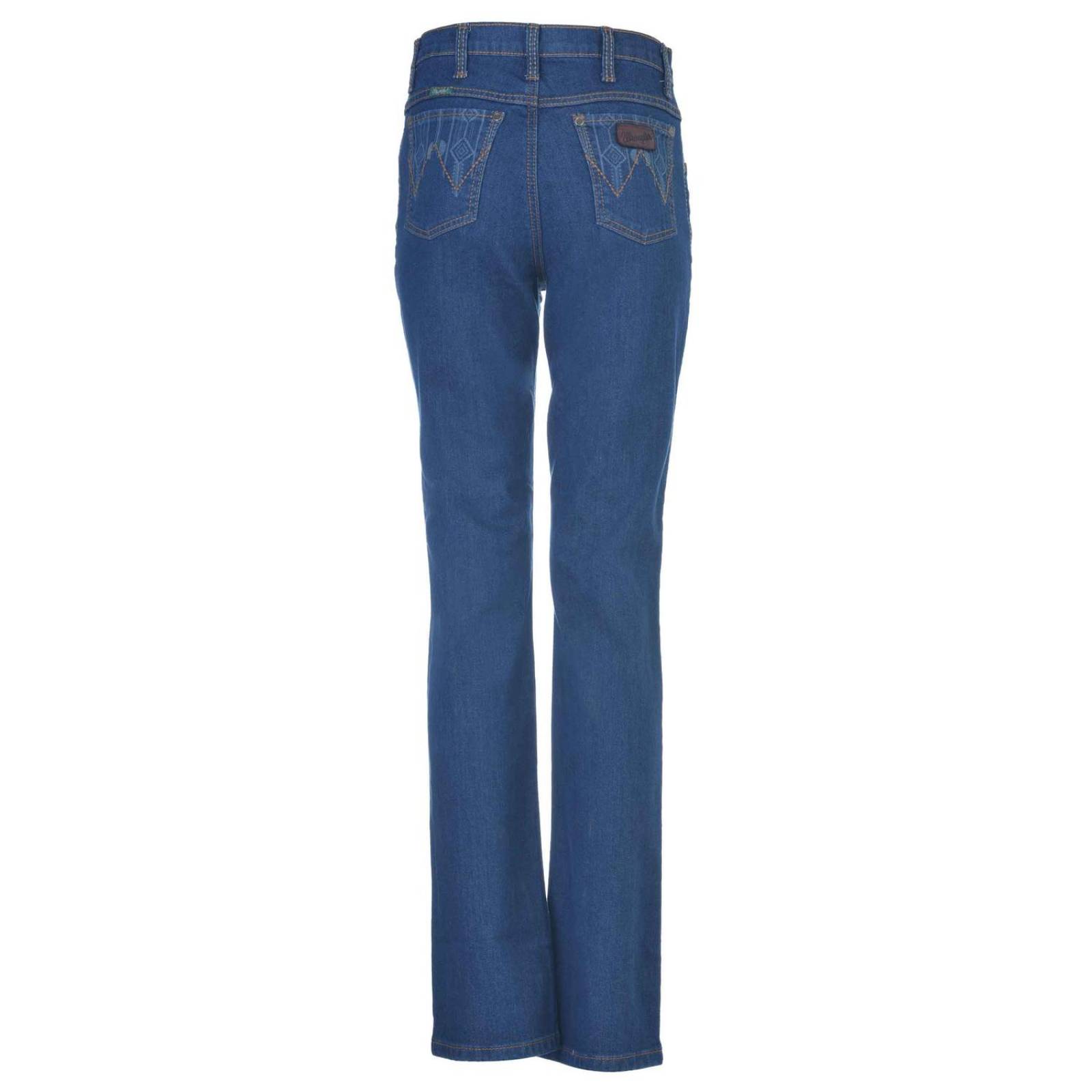 Pantalon Jeans Vaquero Wrangler Mujer Cintura Alta RO42 