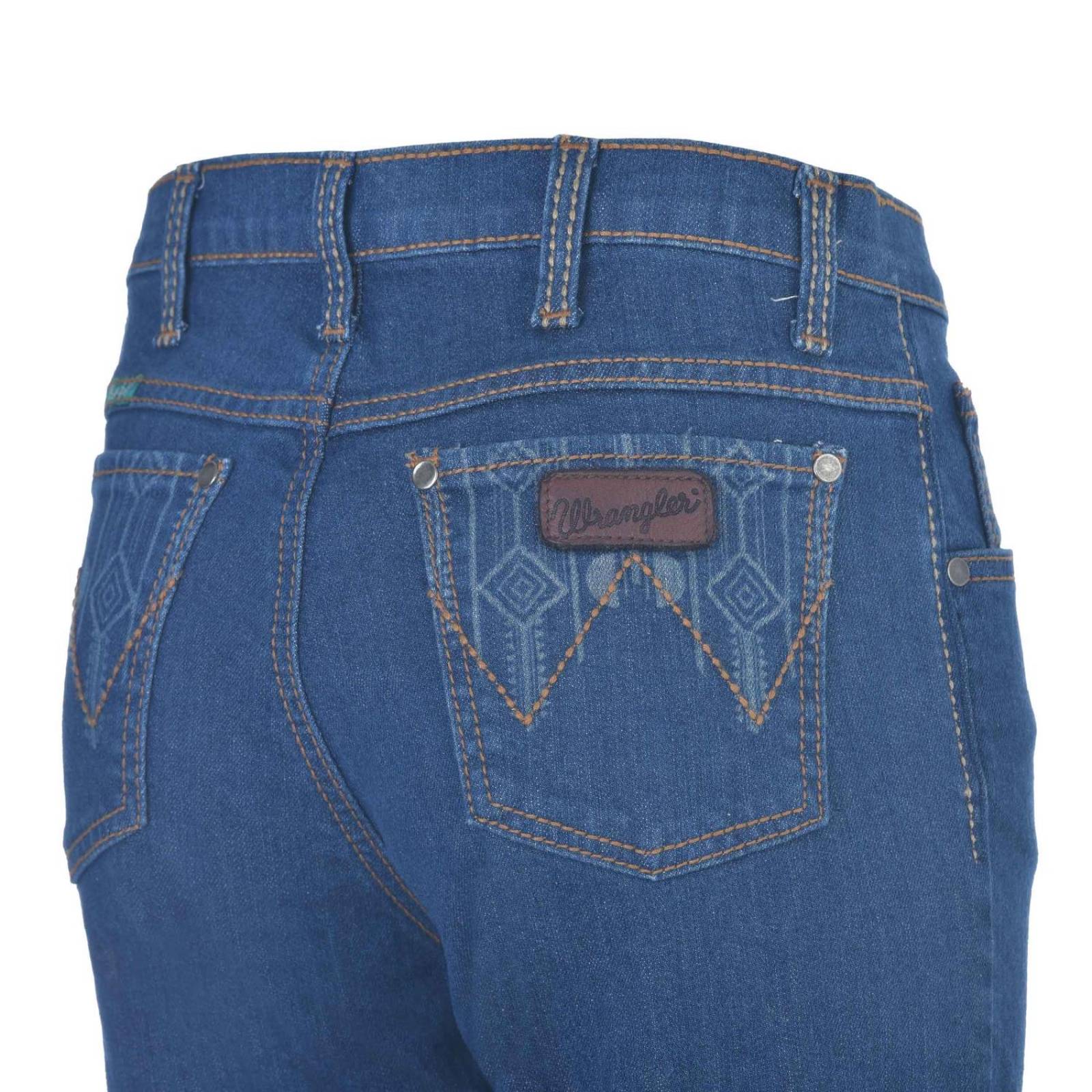Pantalon Jeans Vaquero Wrangler Mujer Cintura Alta RO42 