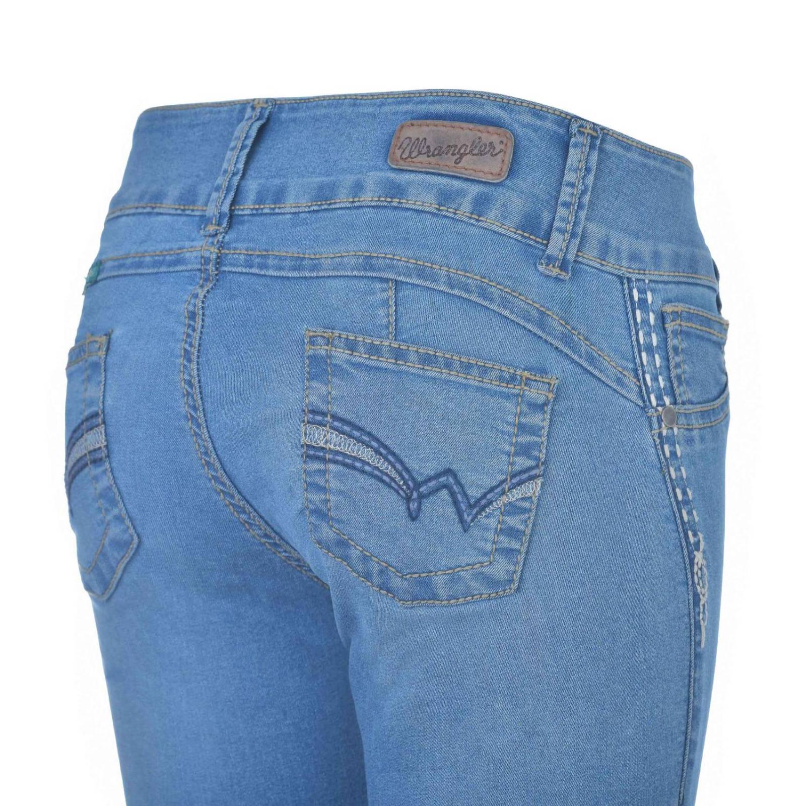 Pantalon Jeans Vaquero Wrangler Mujer Cintura Baja RO40 