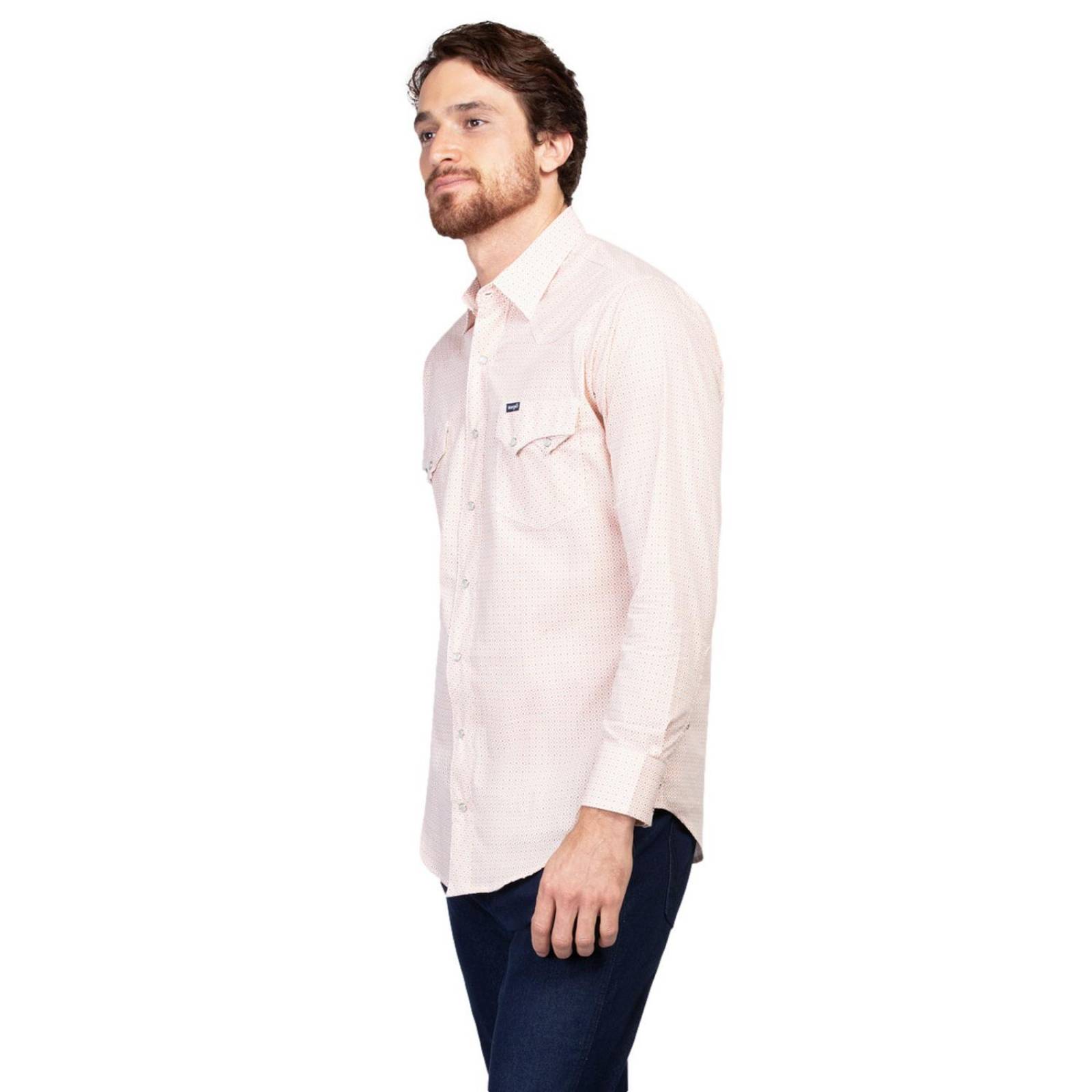 Camisa Vaquera Slim Fit Wrangler Manga larga Hombre 713 