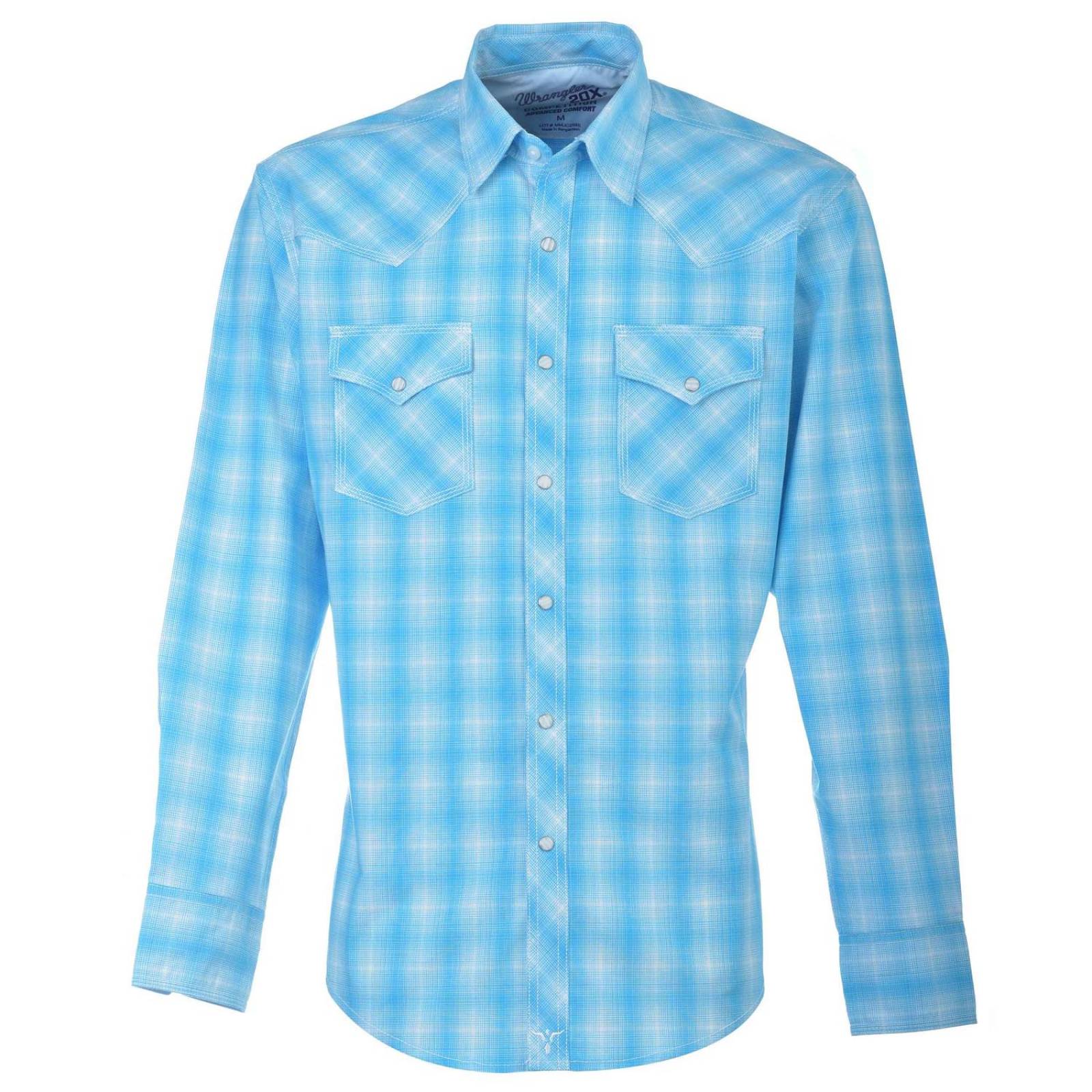 Camisa Vaquera Wrangler Hombre Manga Larga 268B 