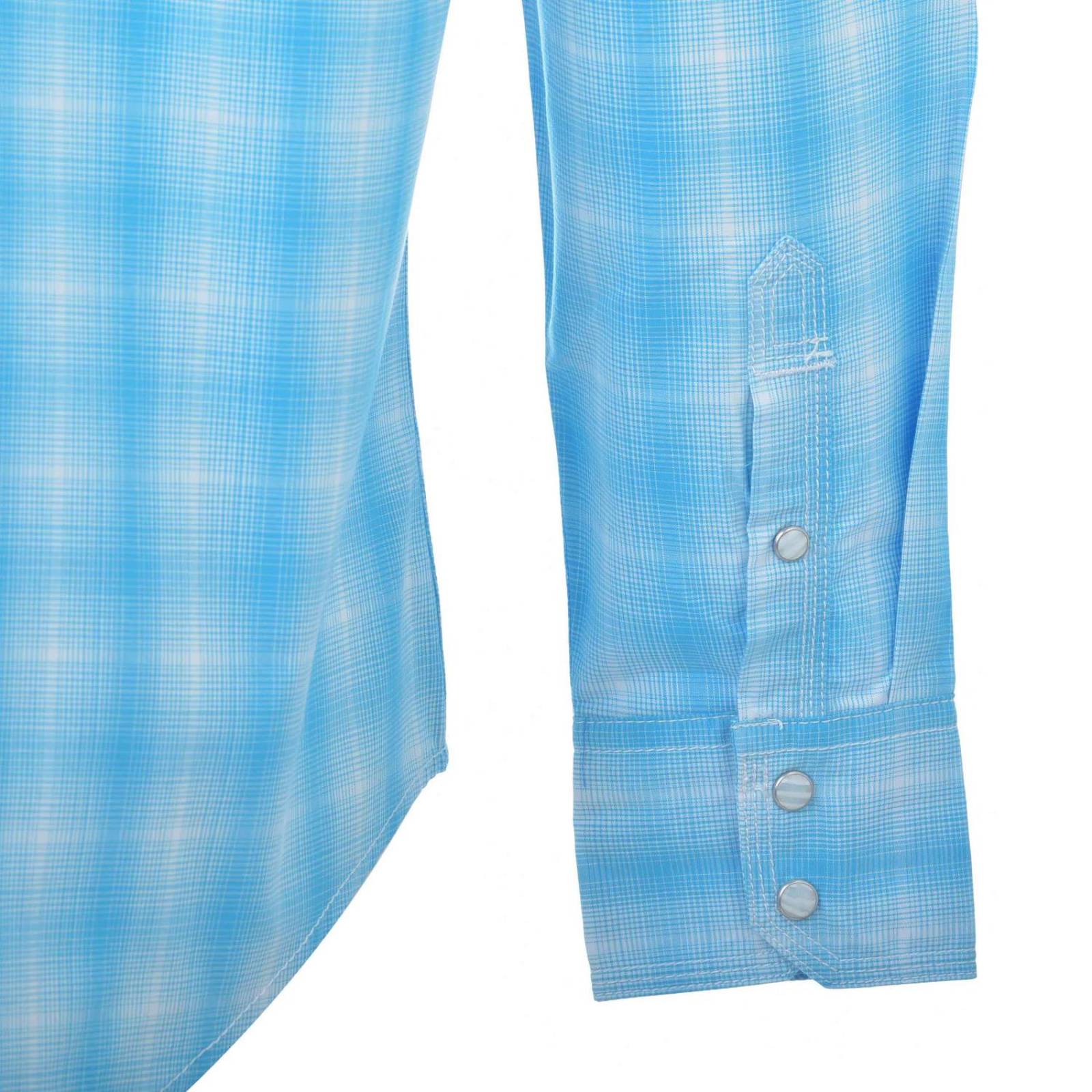Camisa Vaquera Wrangler Hombre Manga Larga 268B 