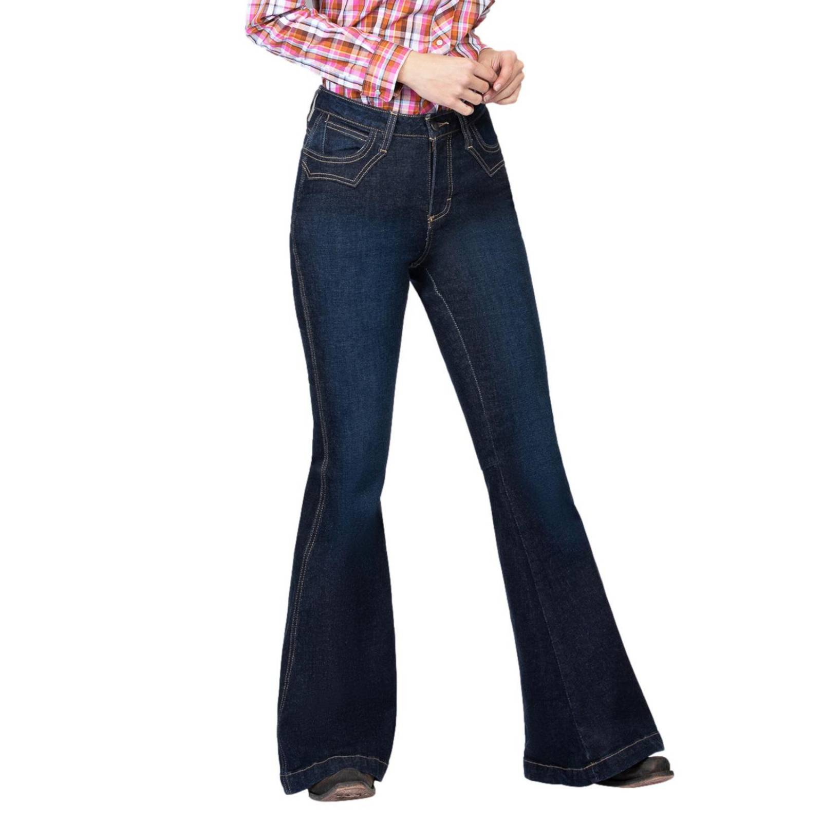 Pantalón Jeans Vaquero Trumpet flare Wrangler Dama 867 