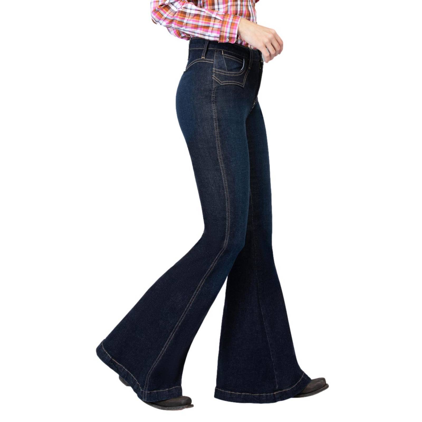 Pantalón Jeans Vaquero Trumpet flare Wrangler Dama 867 