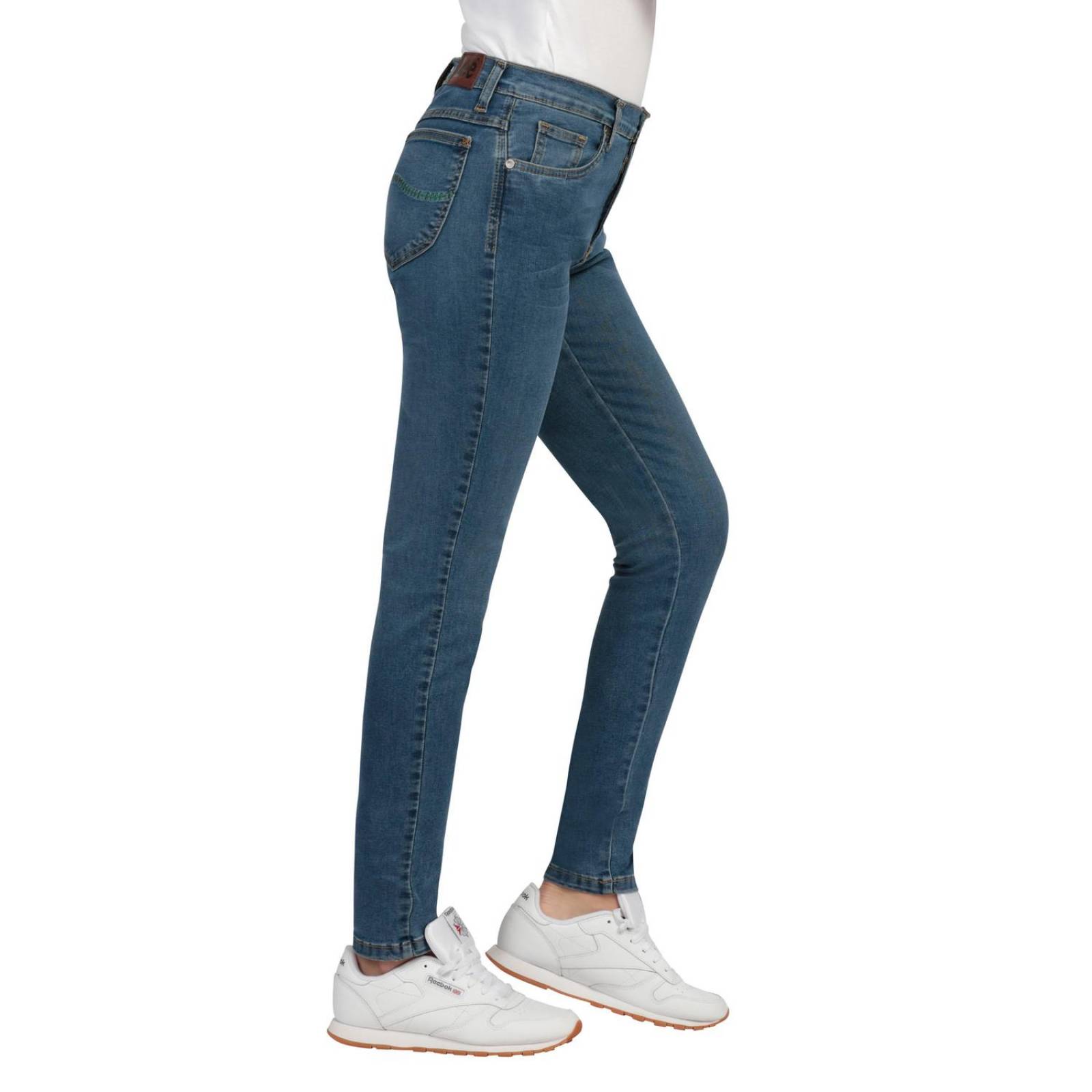 Pantalón Jeans Skinny Cintura Alta Lee Mujer 34V 