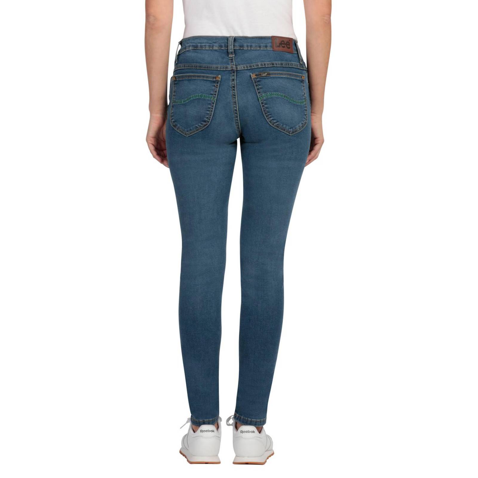 Pantalón Jeans Skinny Cintura Alta Lee Mujer 34V 