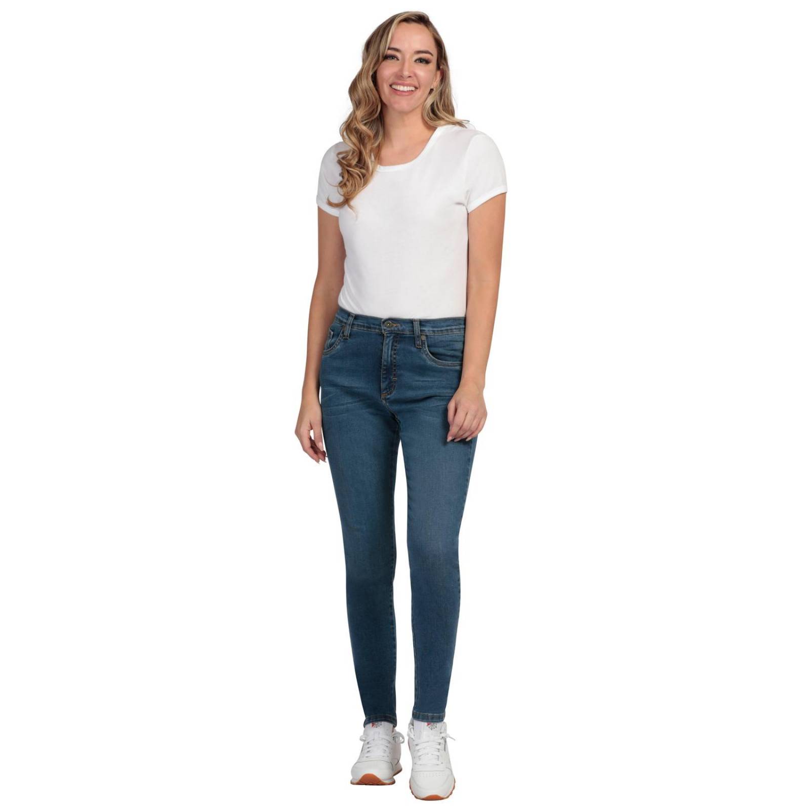 Pantalón Jeans Skinny Cintura Alta Lee Mujer 34V 