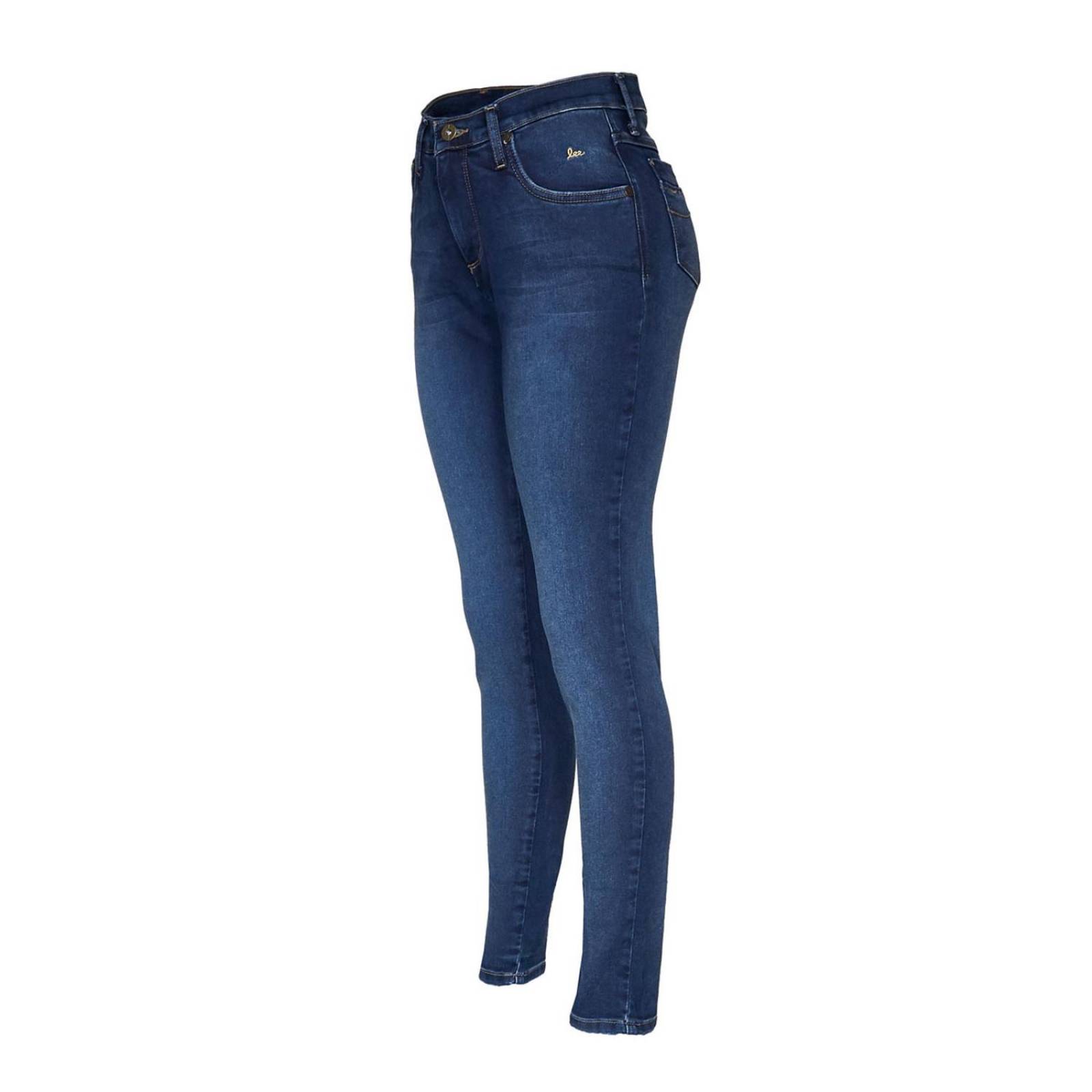 Pantalon Jeans Skinny Cintura Alta Lee Mujer RI47