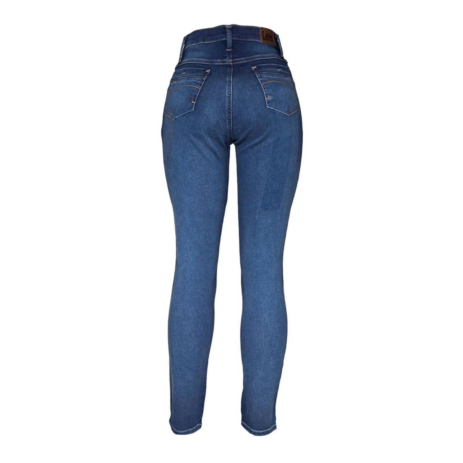 Pantalon Jeans Skinny Cintura Alta Lee Mujer RI47