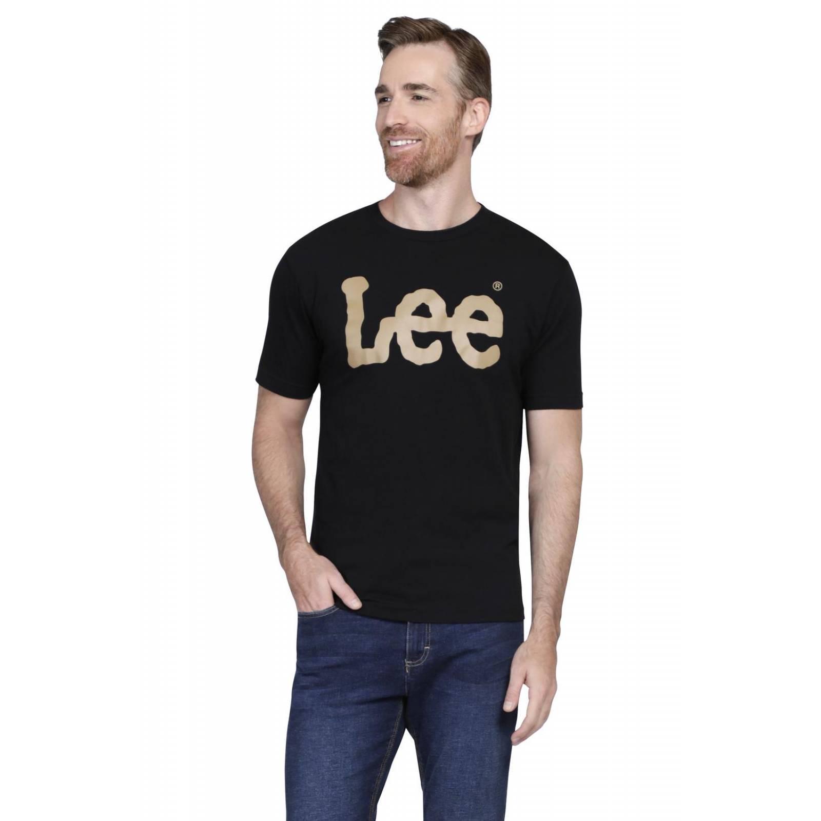 Playera Lee Hombre Manga Corta 8M12 