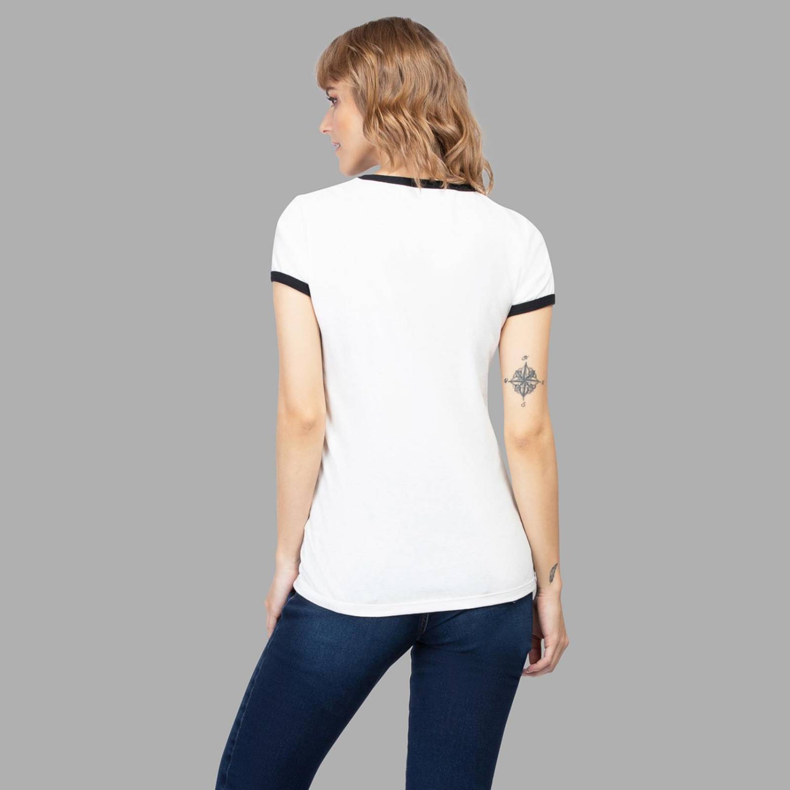 Playera Vaquera Comfort Wrangler Manga Corta Dama 111 