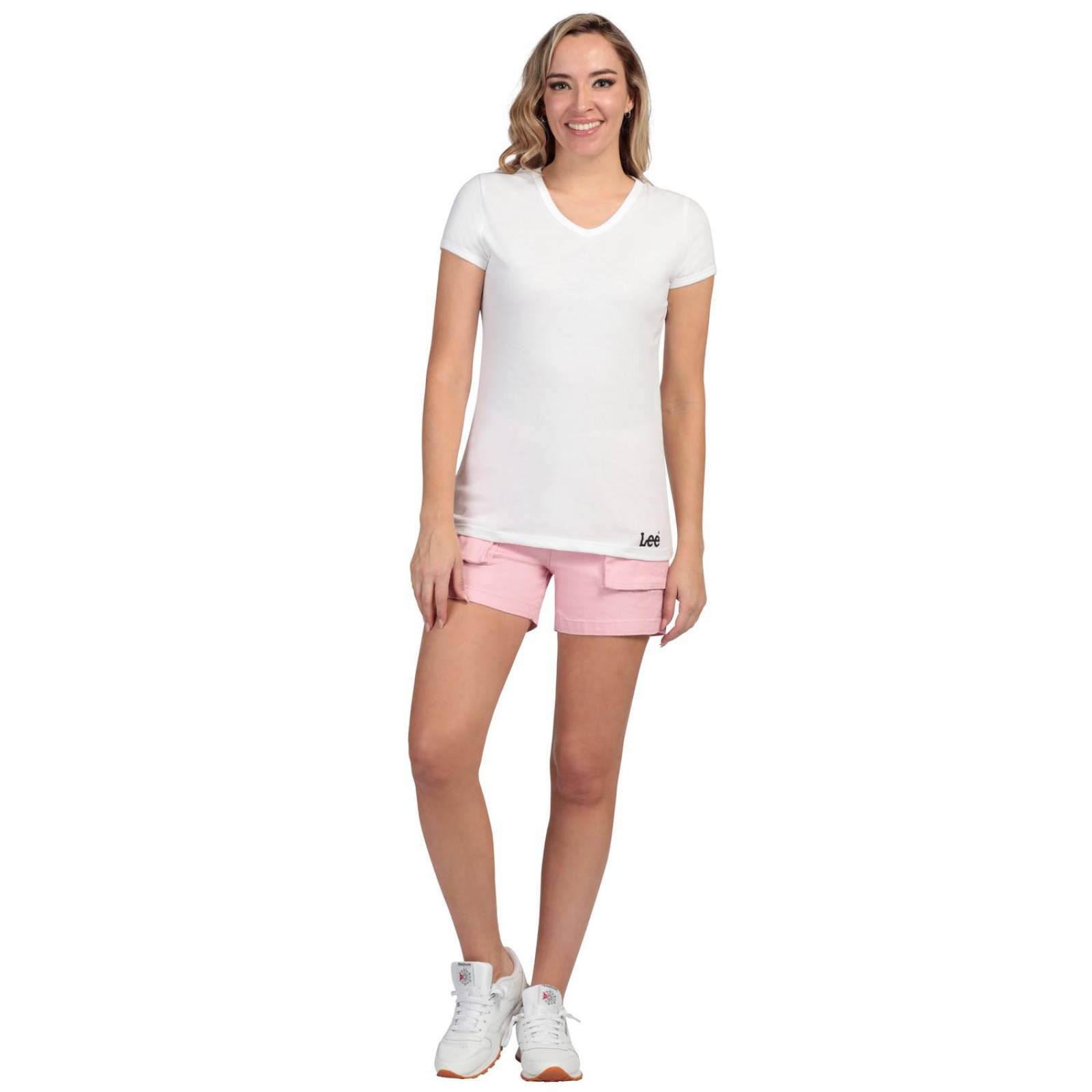 Playera Slim Fit Manga Corta Lee Mujer 310 