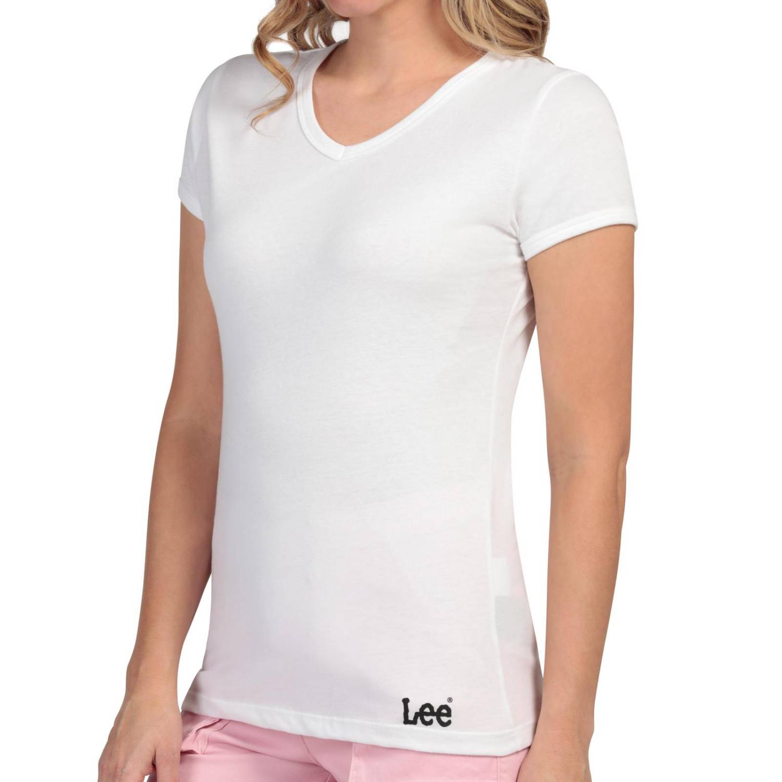 Playera Slim Fit Manga Corta Lee Mujer 310 