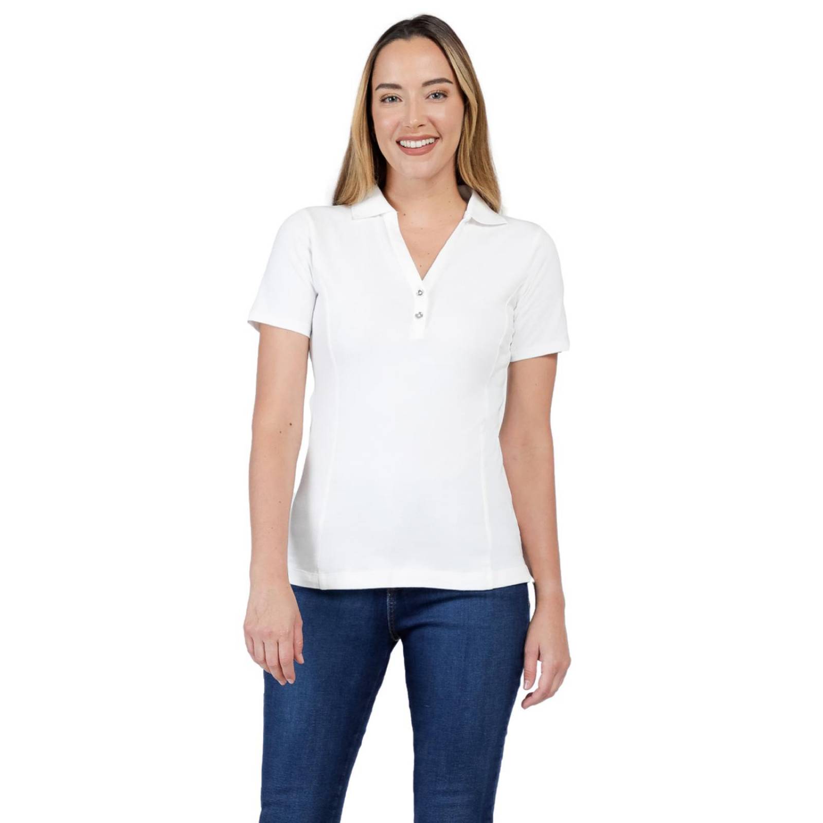 Playera Tipo Polo Lee Mujer Algodón 