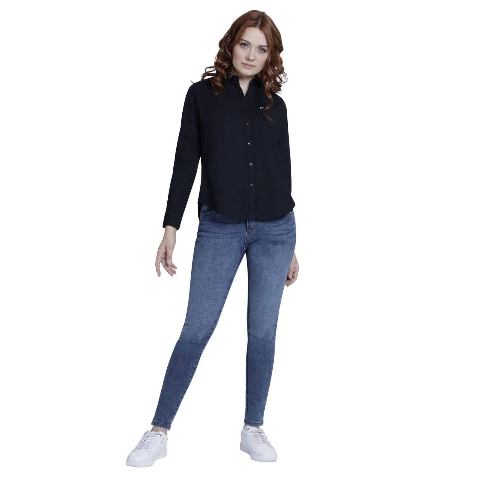 Blusa Casual Mujer Lee Slim Fit Manga Larga 322