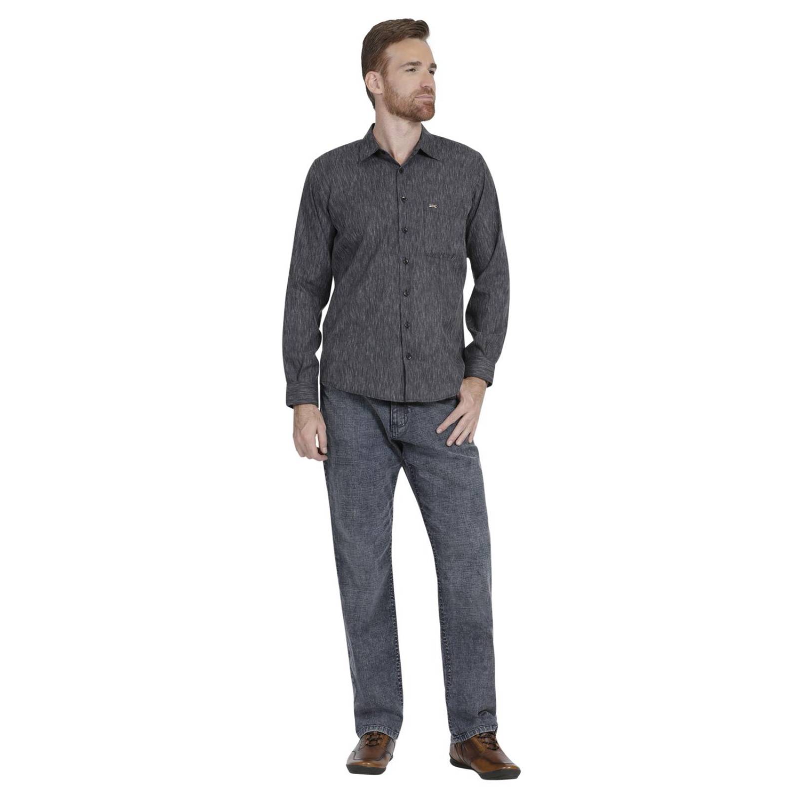 Camisa Casual Hombre Lee Regular Fit Manga Larga 350 