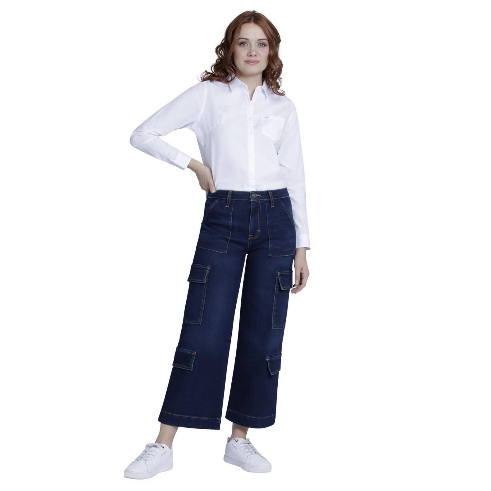 Jeans Mujer Lee Wide Leg Fit 342 