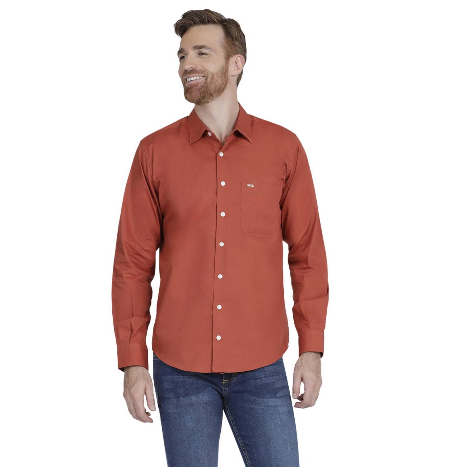 Camisa Casual Hombre Lee Slim Fit Manga Larga 382