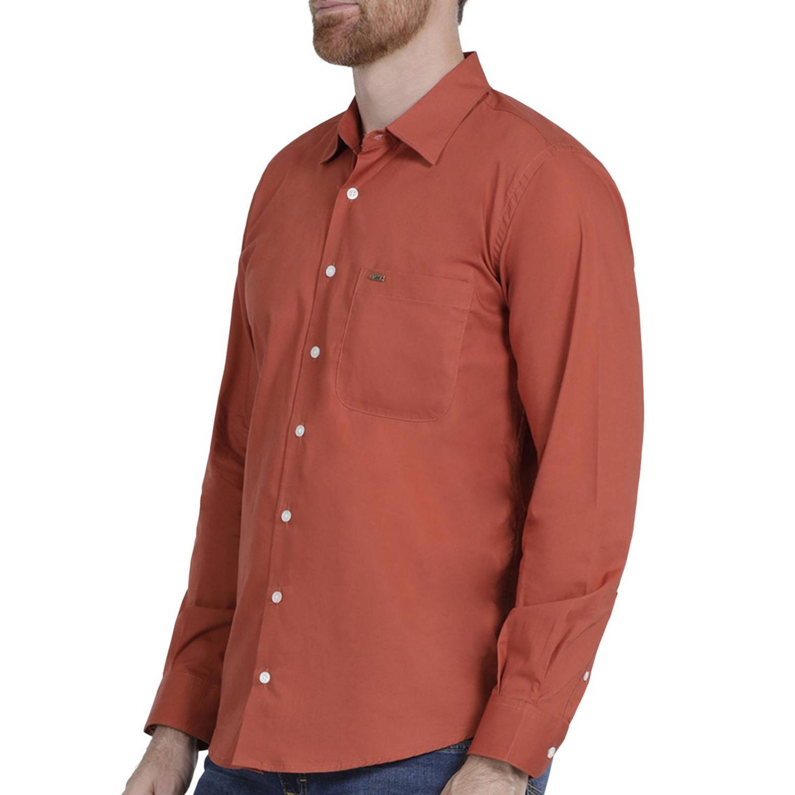 Camisa Casual Hombre Lee Slim Fit Manga Larga 382 