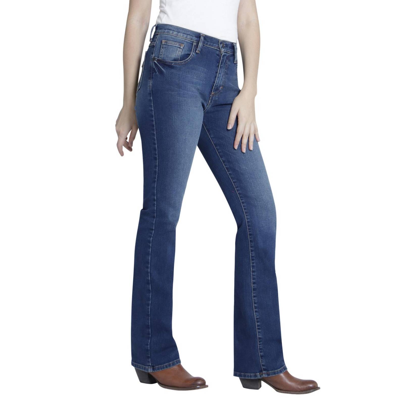 Jeans Vaquero Mujer Wrangler High Rise Boot Cut 980