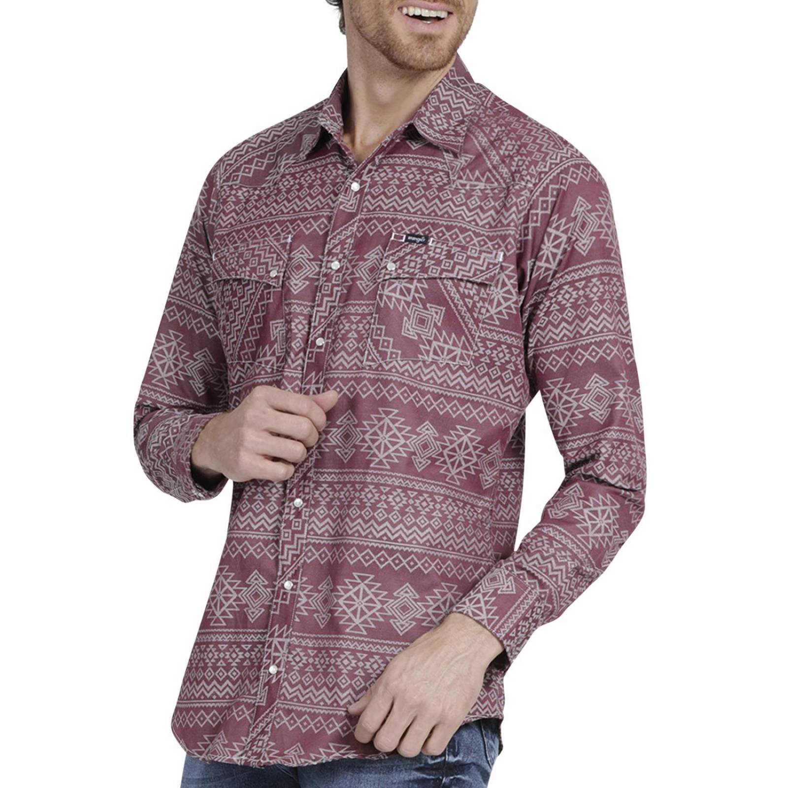 Camisa Vaquera Manga Larga Wrangler Hombre 685