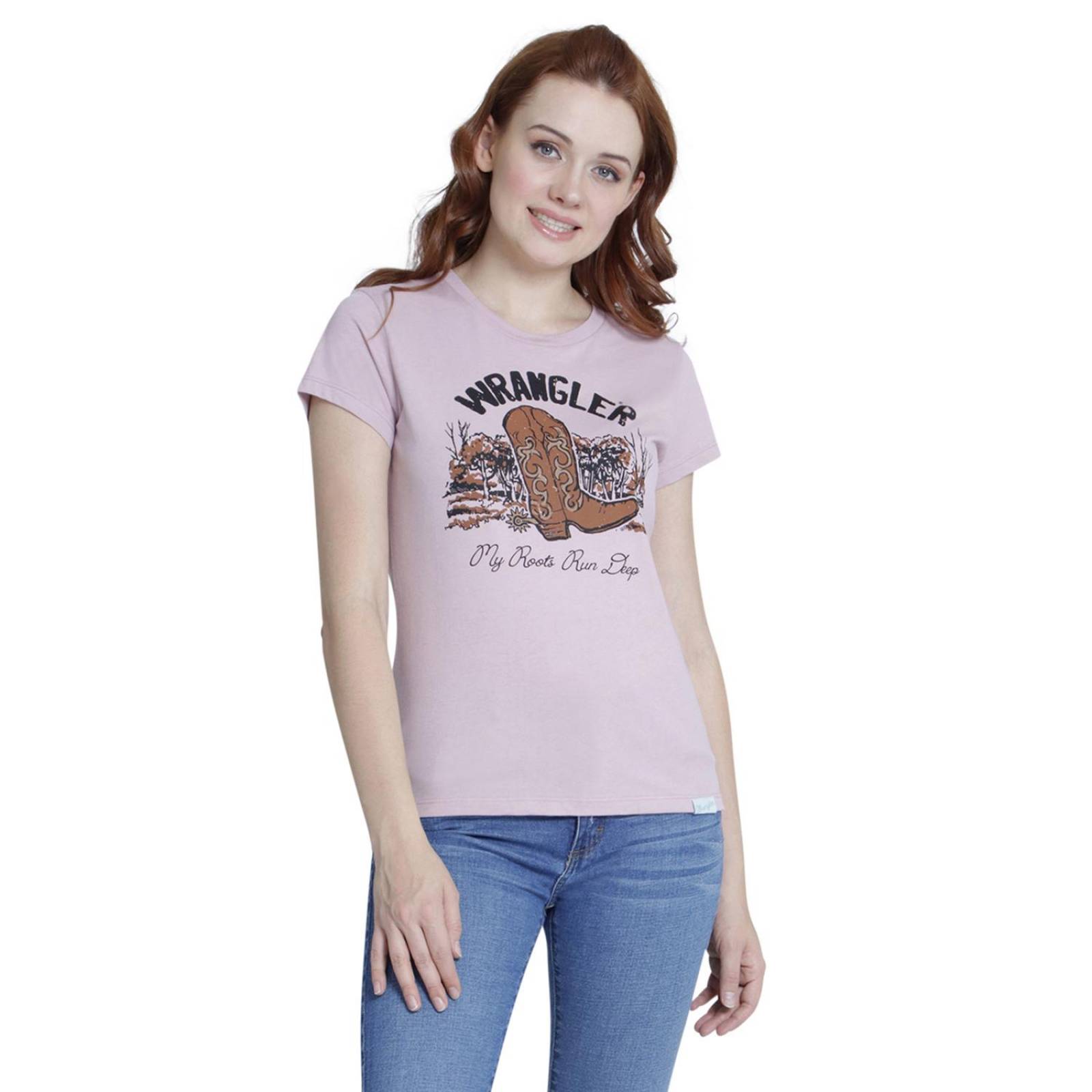 Playera Mujer Wrangler Estampada Slim Fit 020