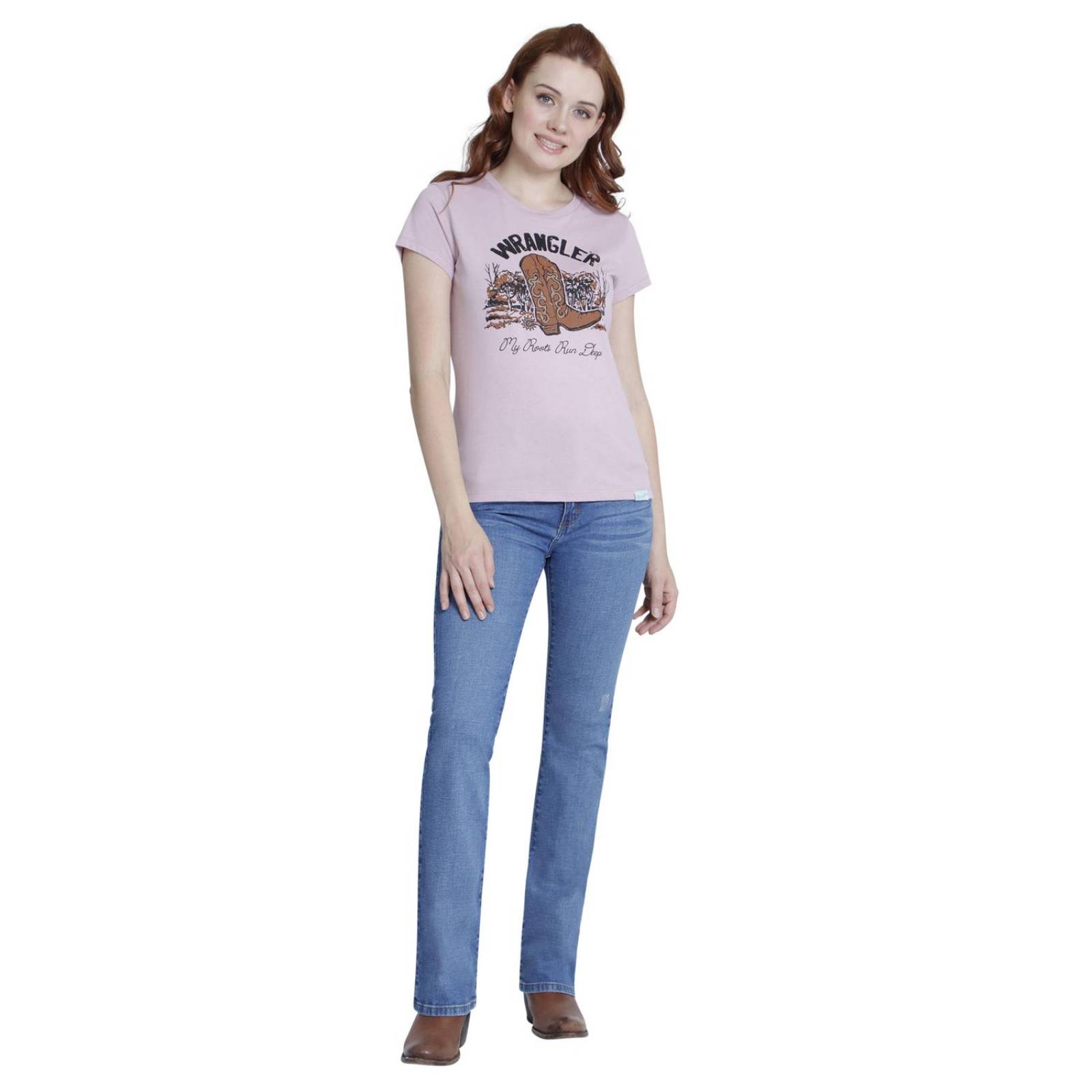 Playera Mujer Wrangler Estampada Slim Fit 020