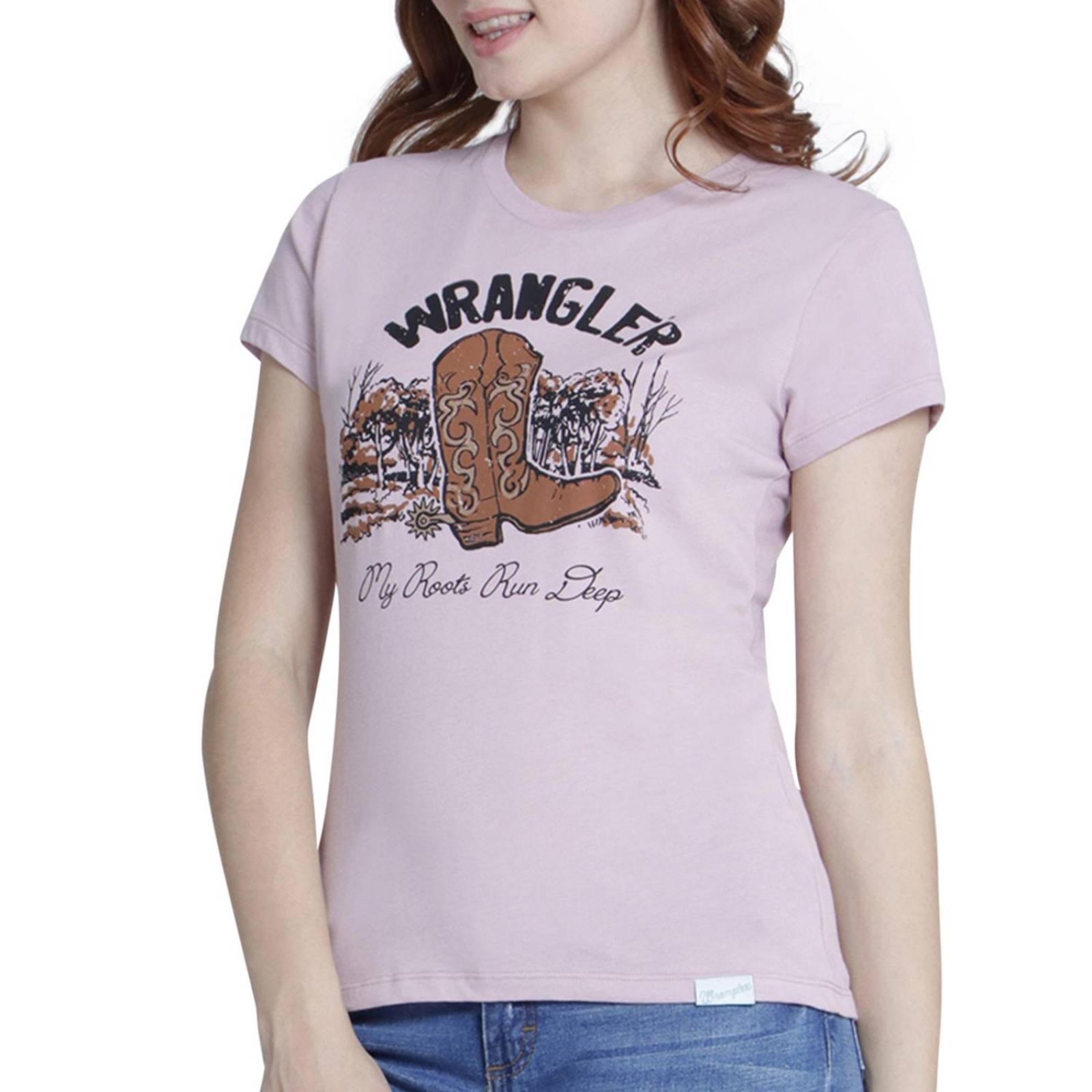 Playera Mujer Wrangler Estampada Slim Fit 020