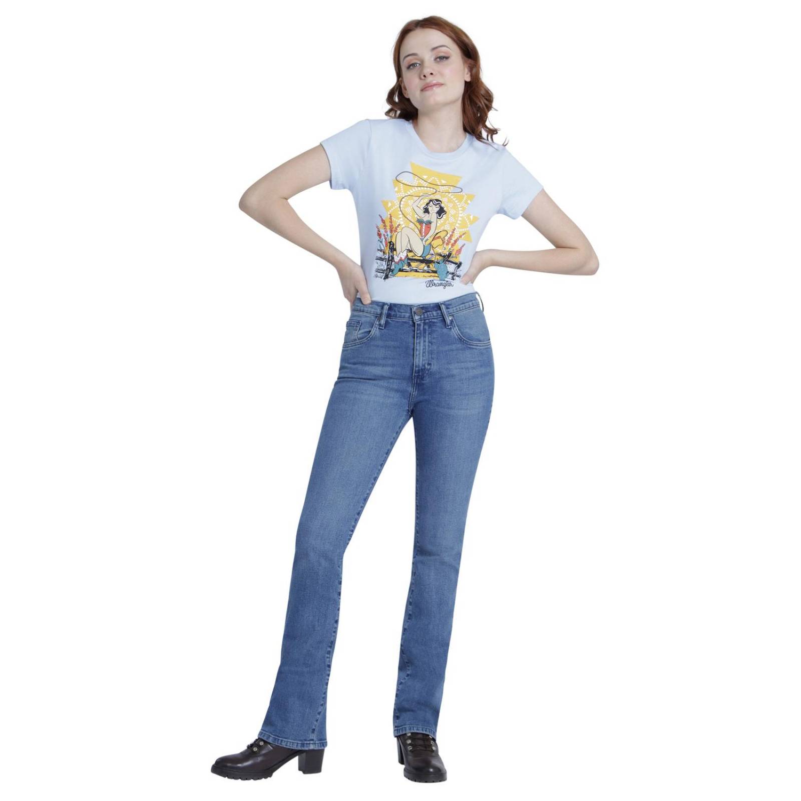 Jeans Vaquero Mujer Wrangler Slim Fit 148 