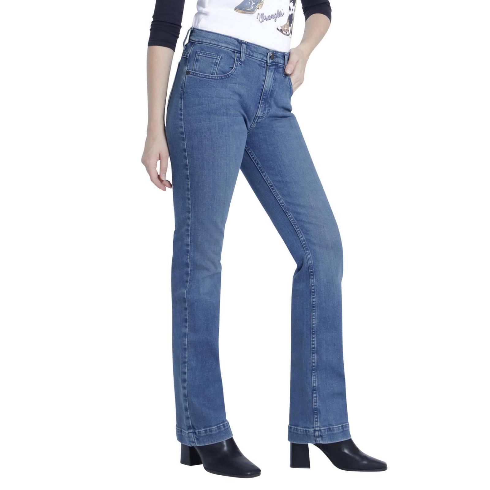 Jeans Vaquero Mujer Wrangler High Rise Boot Cut 929 