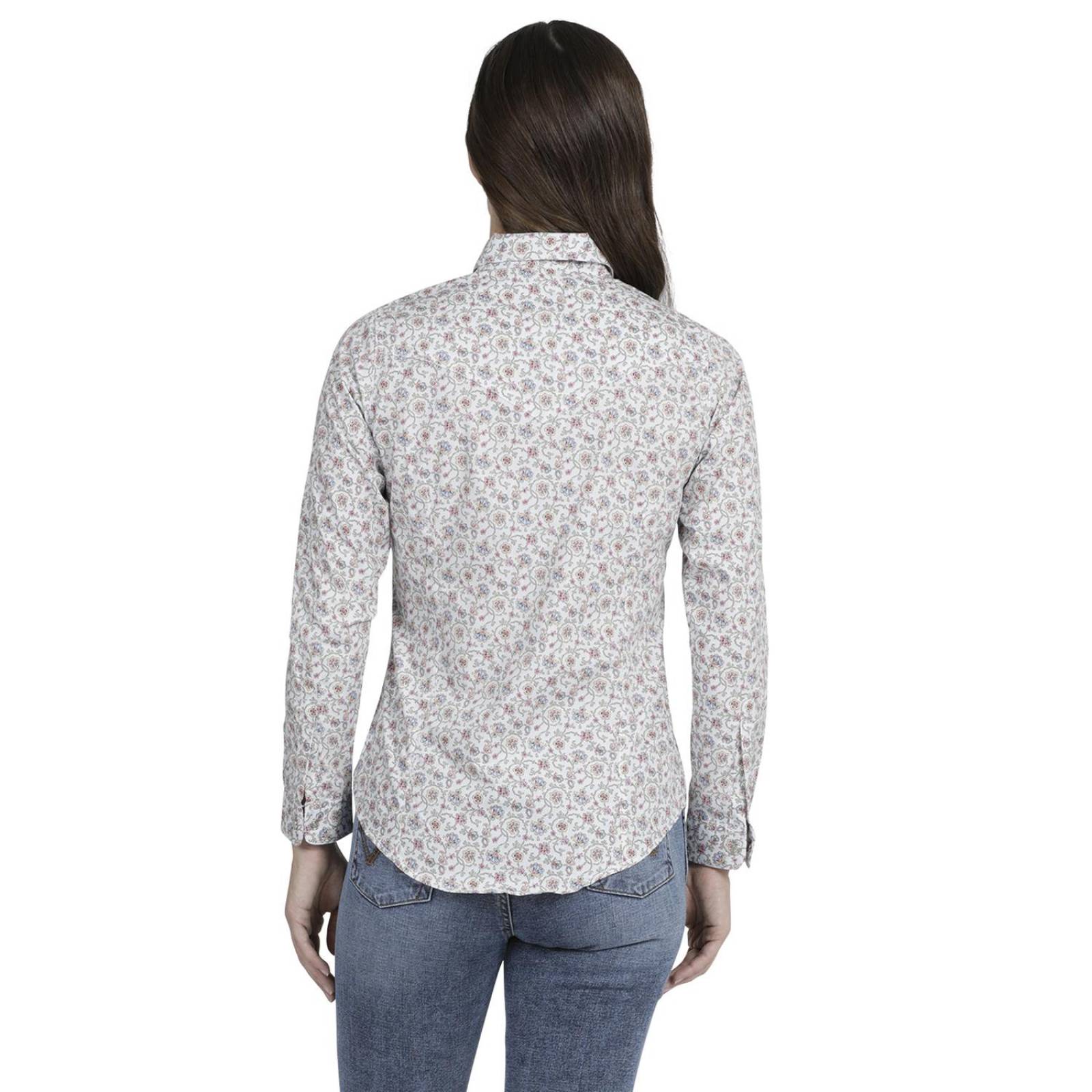 Blusa Vaquera Mujer Wrangler Slim Fit Manga Larga 010 