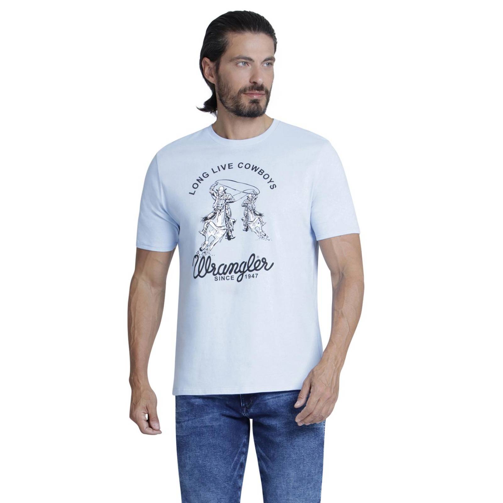 Playera Hombre Wrangler Estampada Comfort 022 