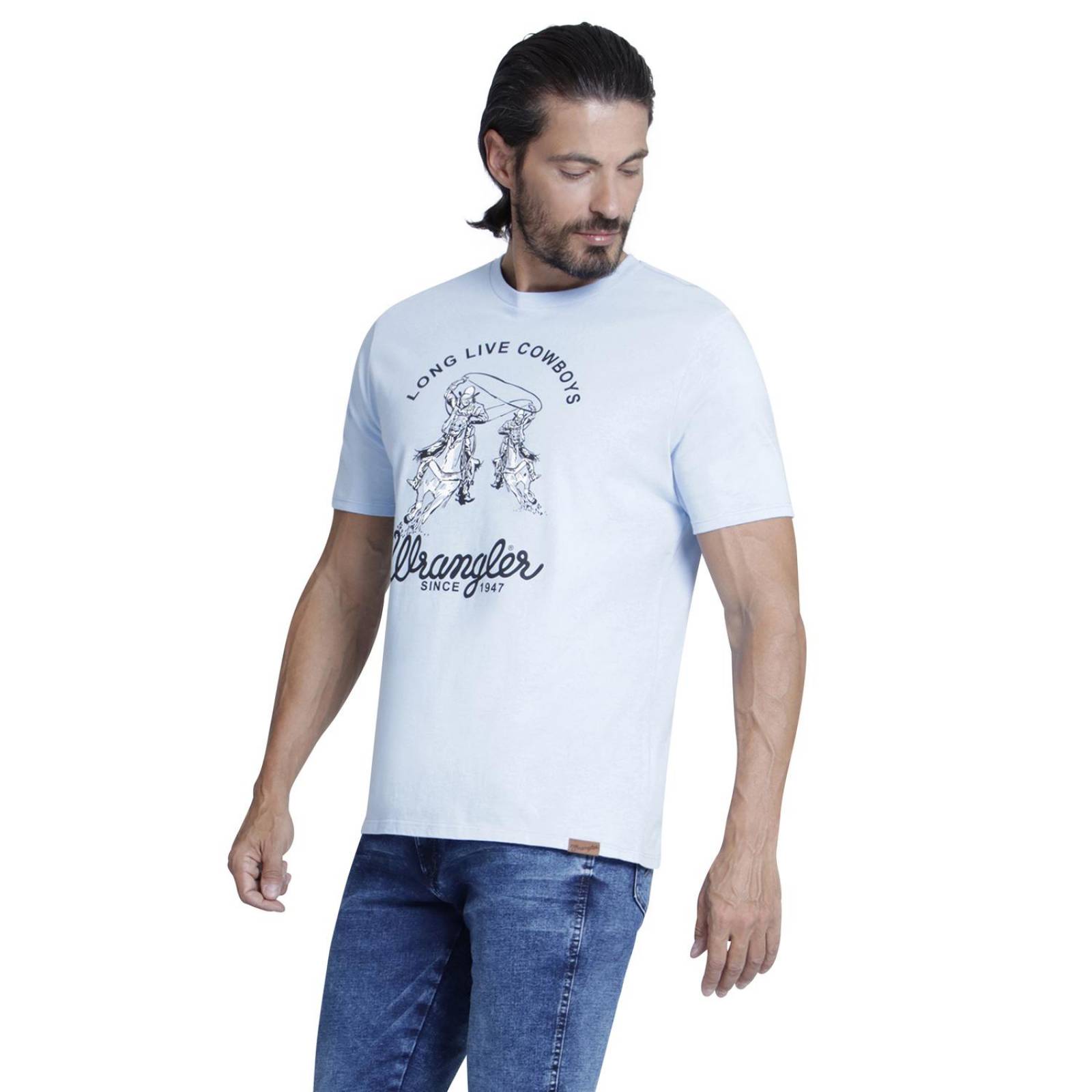 Playera Hombre Wrangler Estampada Comfort 022 