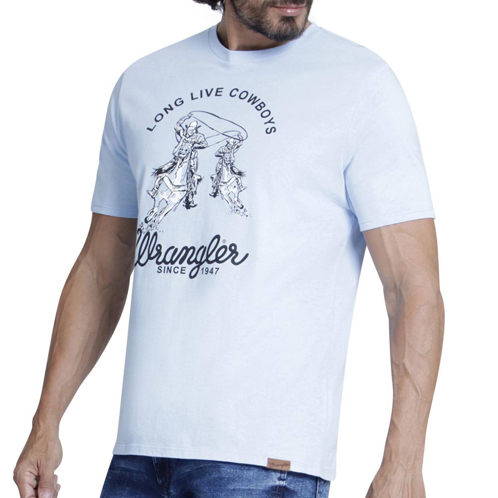 Playera Hombre Wrangler Estampada Comfort 022 