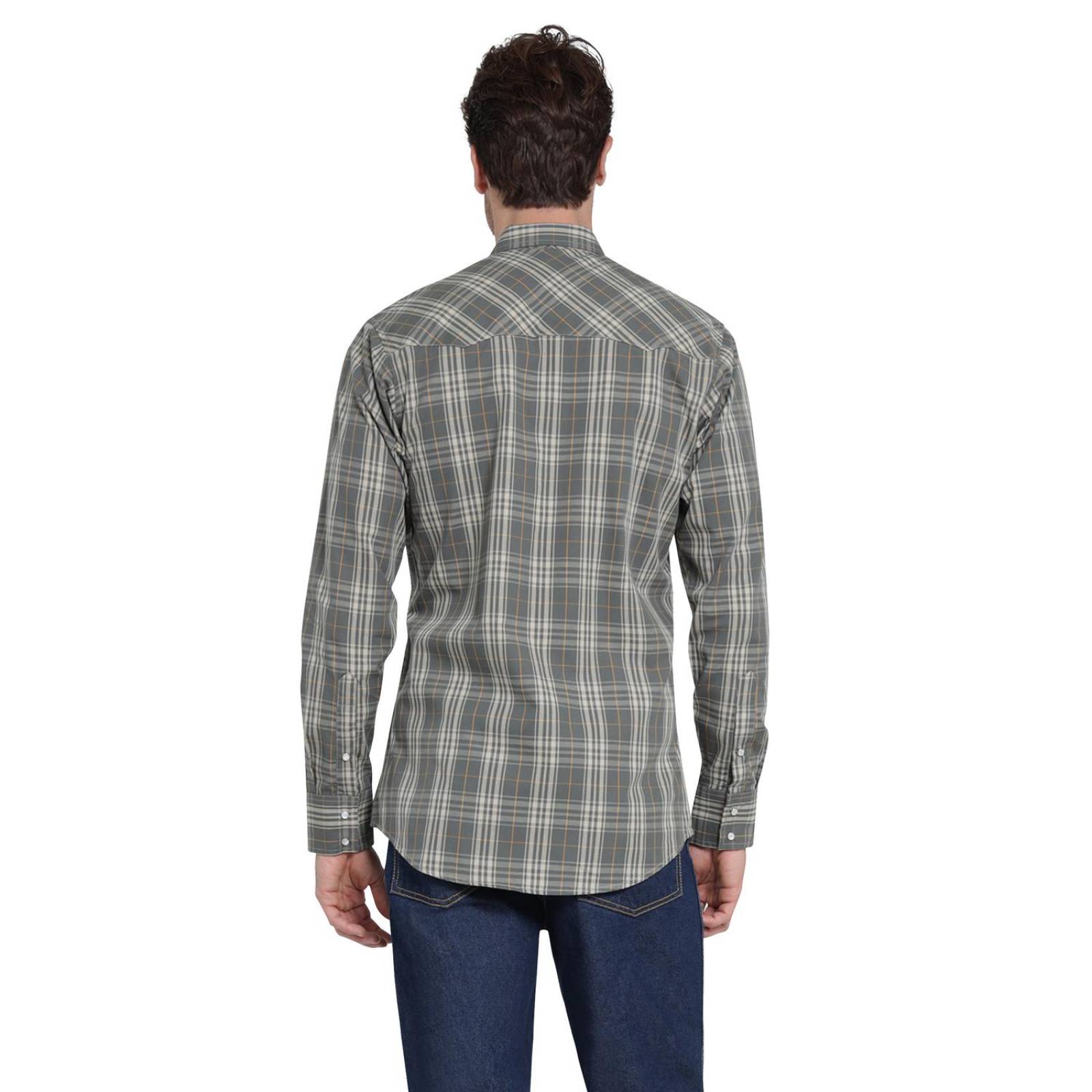Camisa Vaquera Hombre Wrangler Slim Fit Manga larga 4BA 