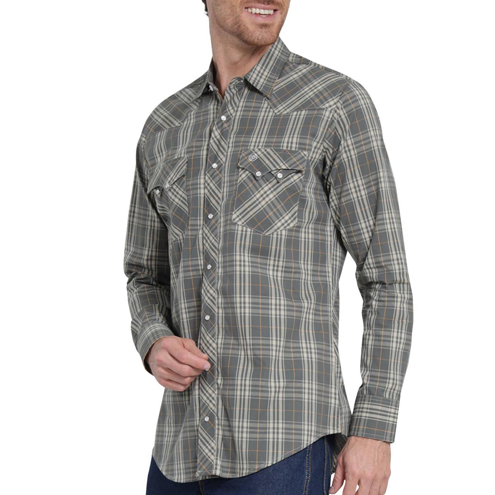 Camisa Vaquera Hombre Wrangler Slim Fit Manga larga 4BA 